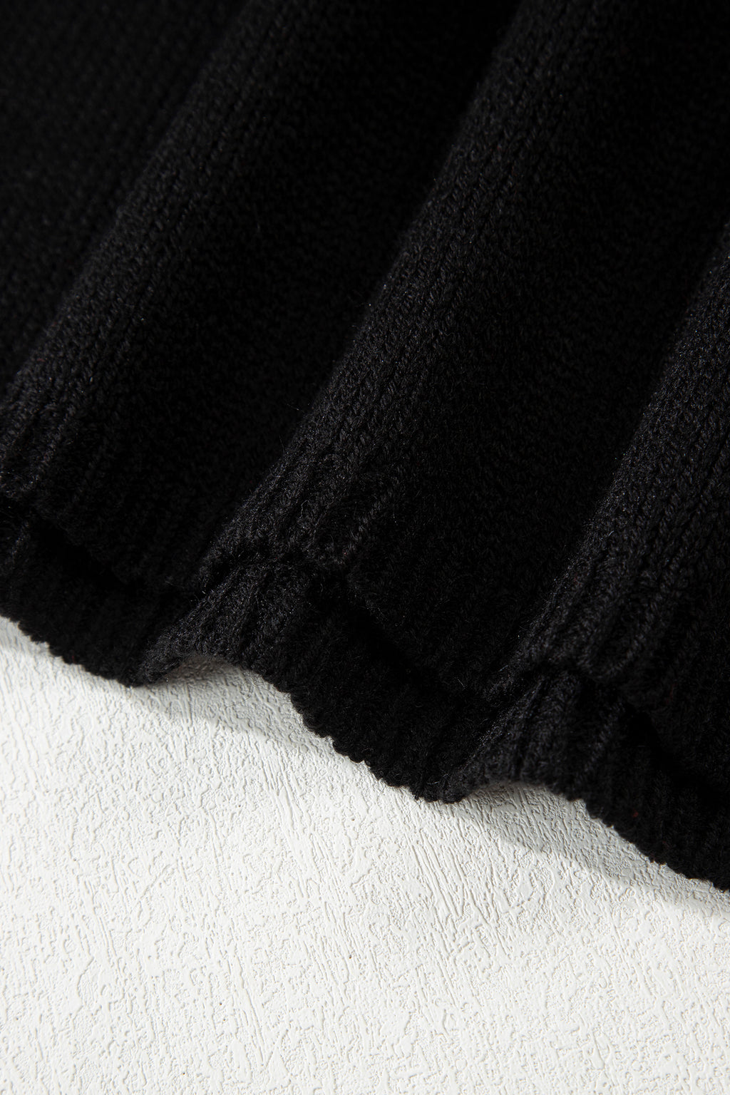 Bonbon Festive Bow Backless Bubble Sleeve Sweater