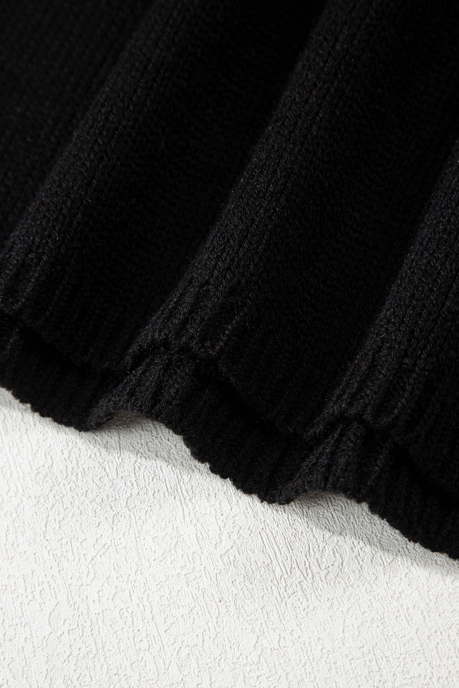 Bonbon Festive Bow Backless Bubble Sleeve Sweater