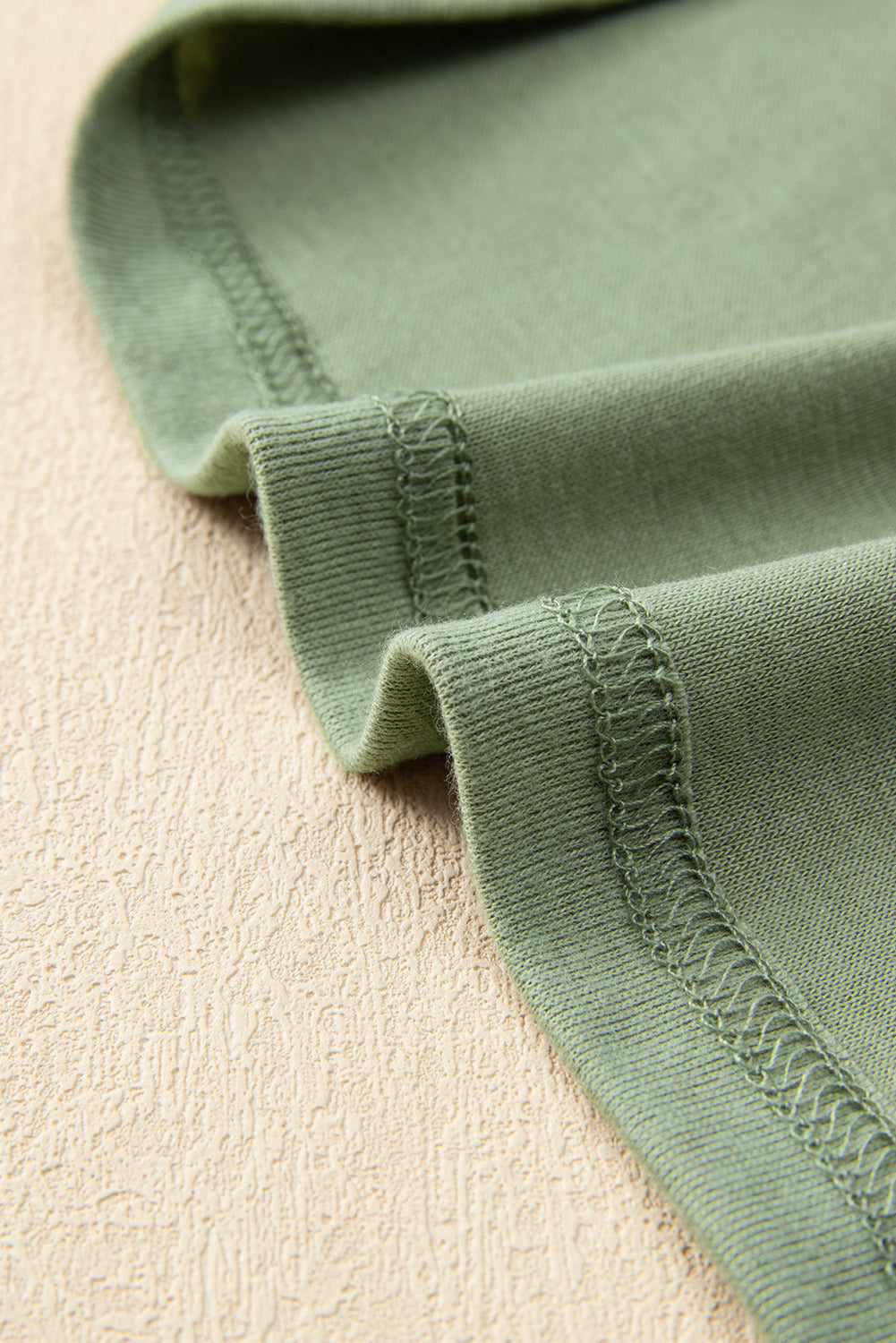 Navy Blue Solid Color Seam Detail Raglan Long Sleeve Top