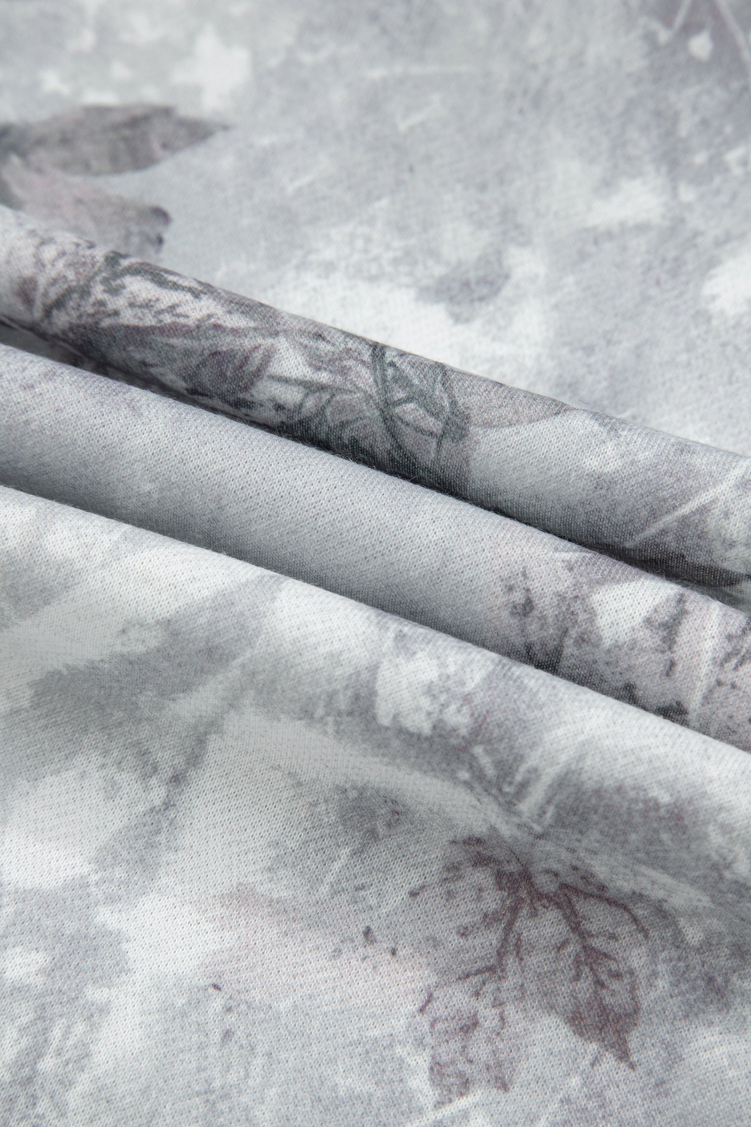 Beige Camo Print Baggy Drawstring Jogger Sweatpants