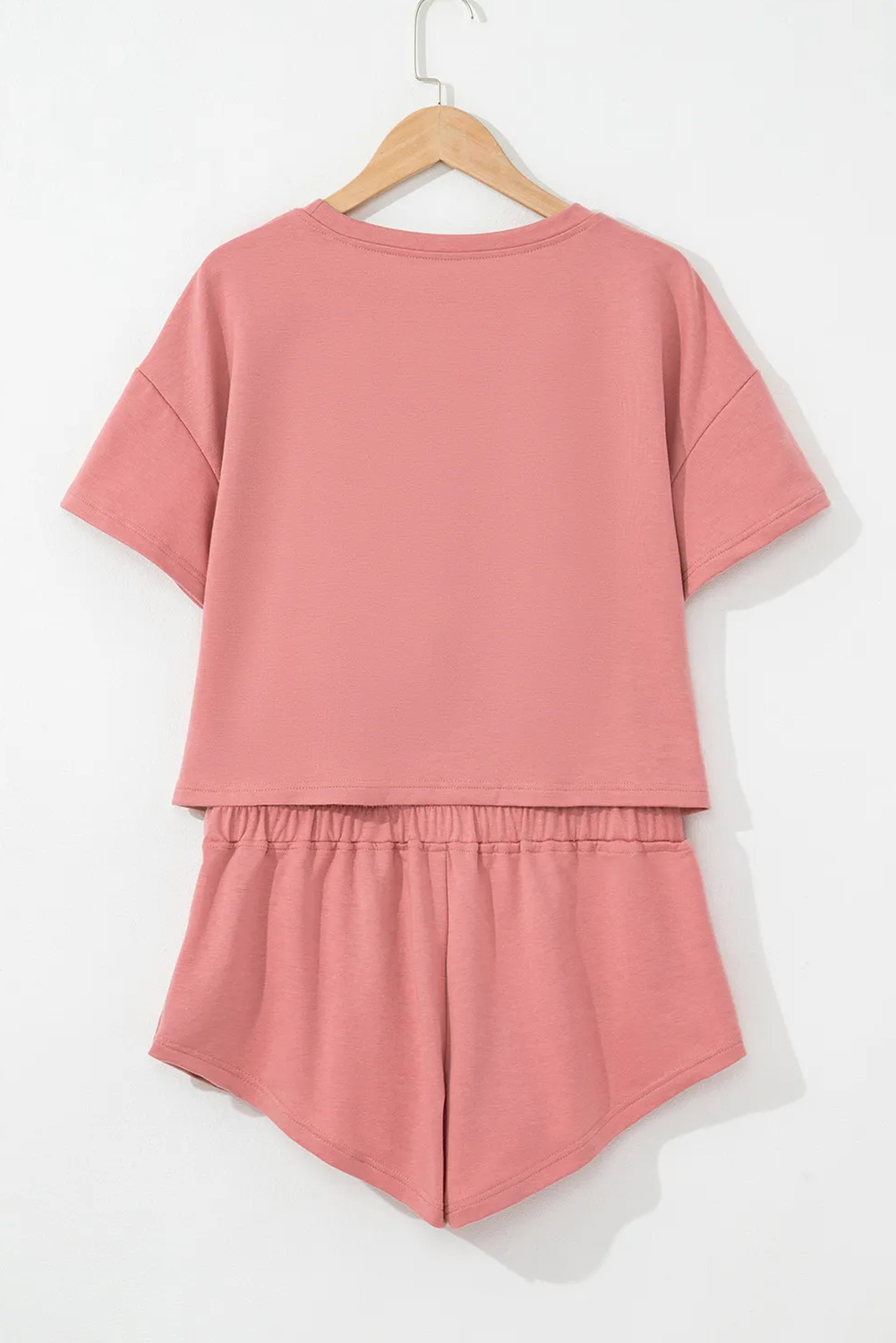 Blossom Sequin Horse Shoe Cropped Tee and High Waist Skort Set