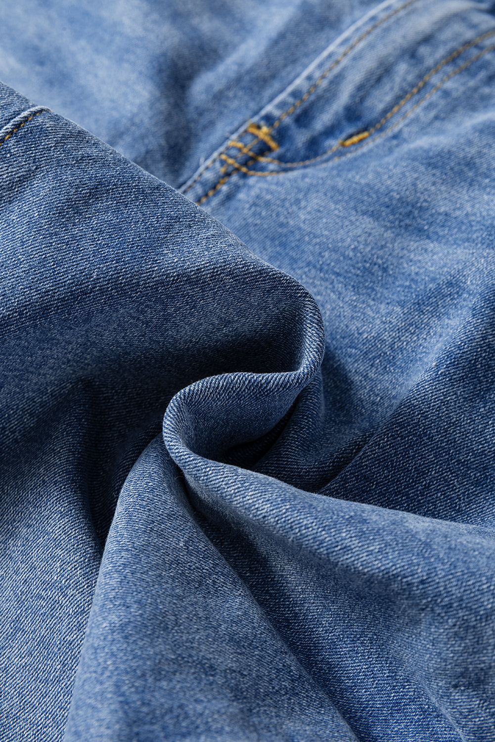 Real Teal Raw Hem Unique Cuffs Straight High Rise Loose Jeans