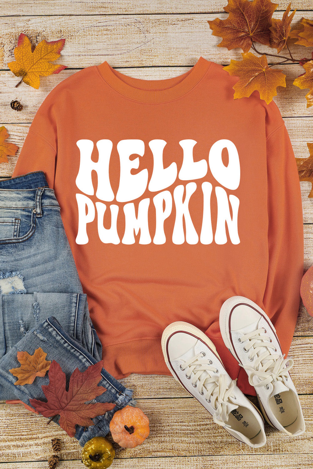 Black TRICK OR TREAT Graphic Crewneck Halloween Sweatshirt