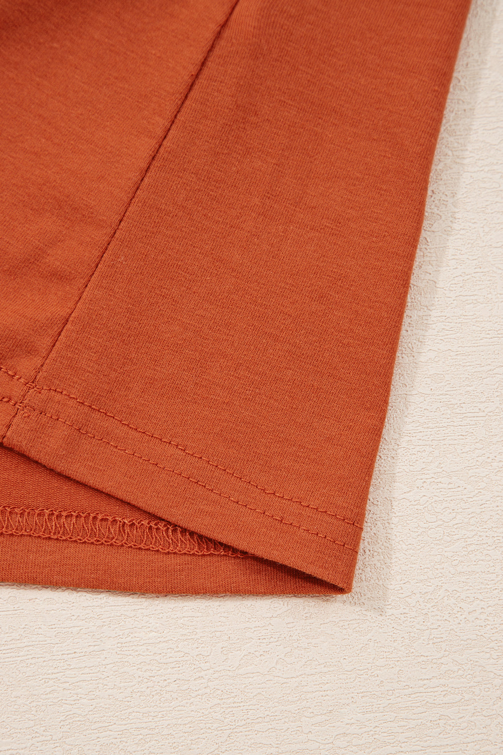 Evergreen  Asymmetric Seam Detail Solid Color Long Sleeve Top