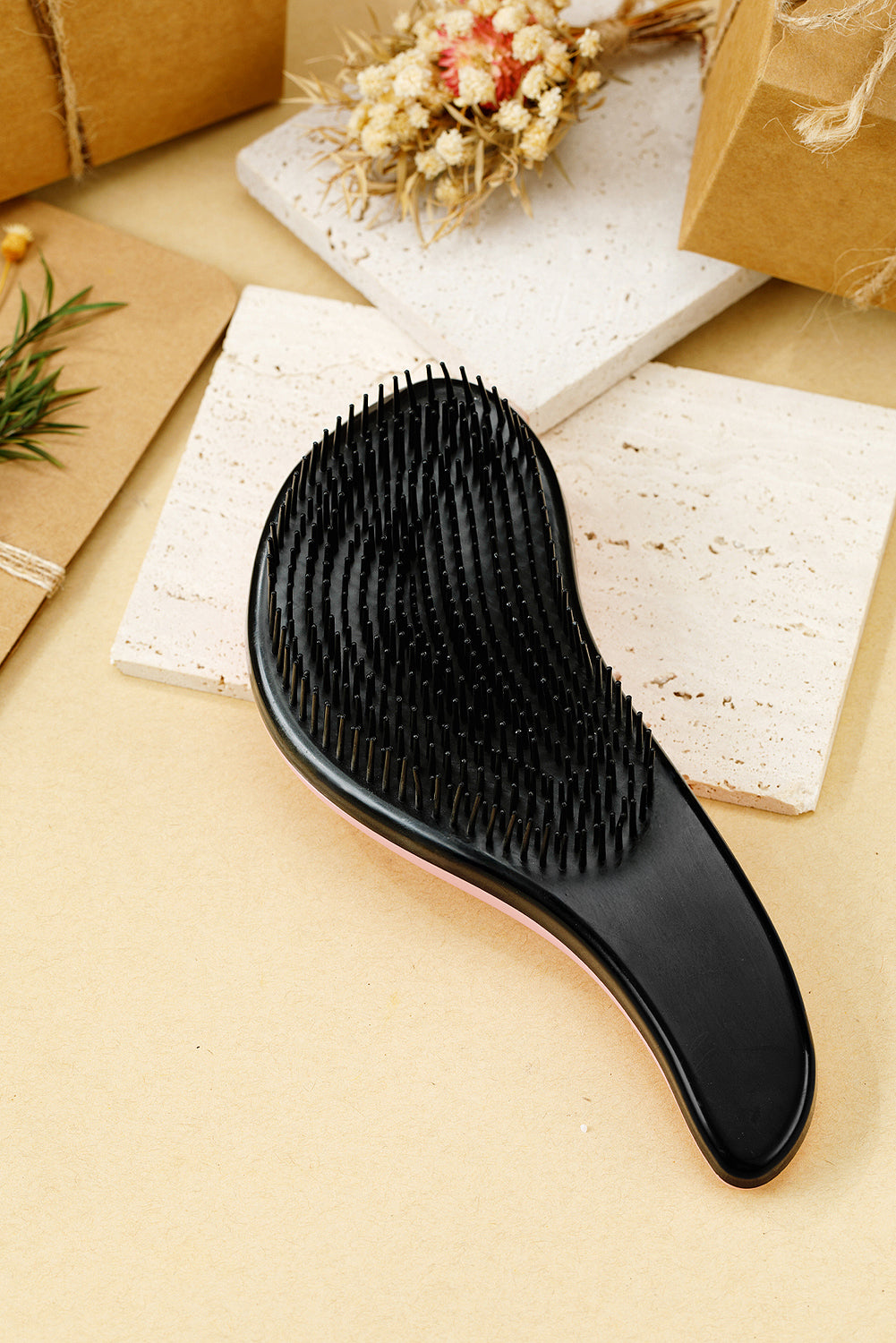 Peach Blossom Scalp Massage Comfortable Detangling Magic Comb