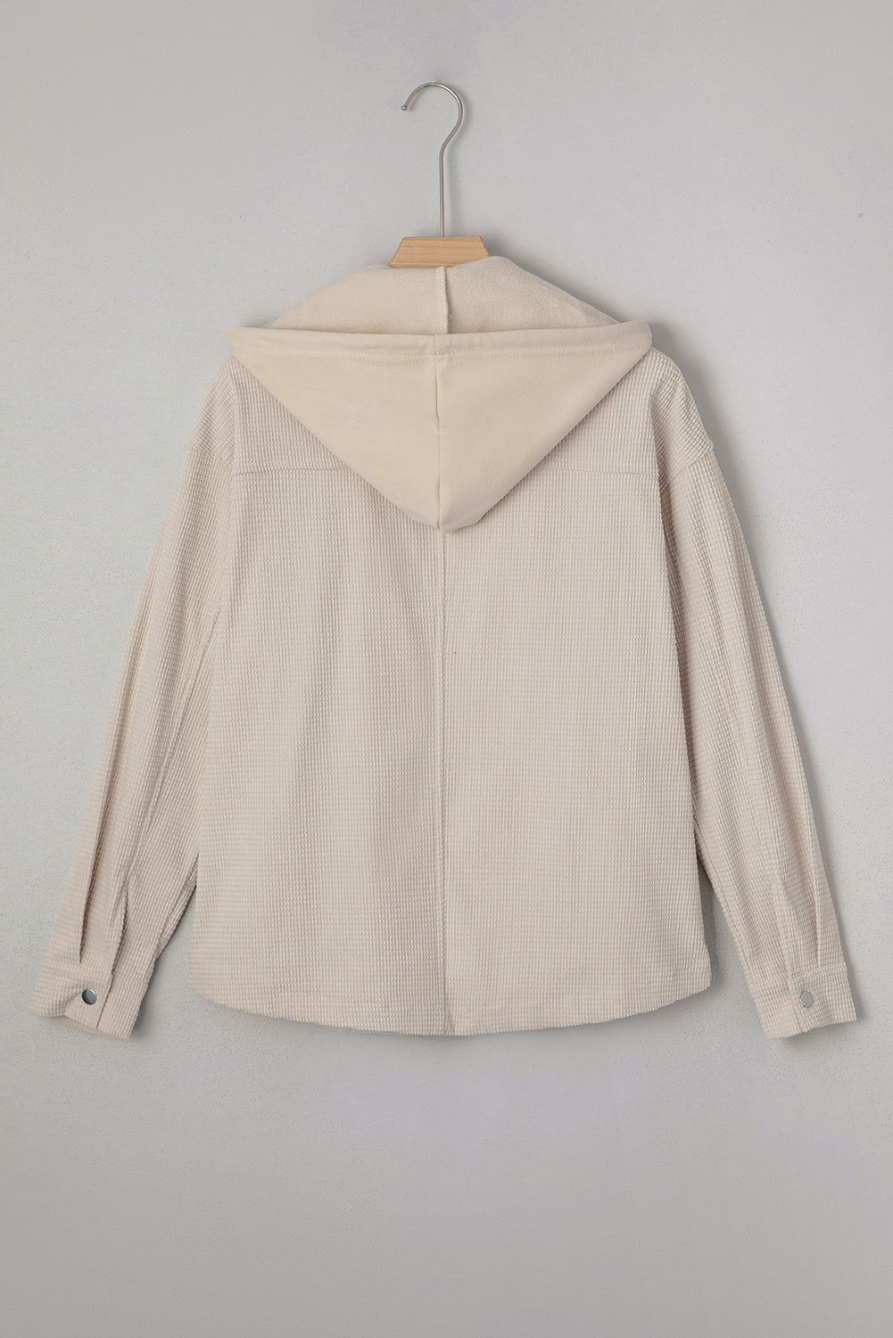 Sail Blue 2 in 1 Thermal Knit Textured Hooded Jacket