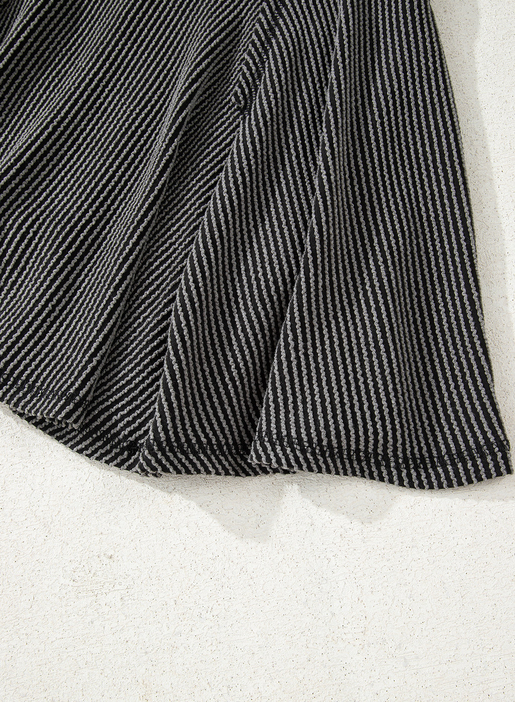 Jet Stream Corded Lantern Sleeve Top High Waist Ruffled Mini Skort Set