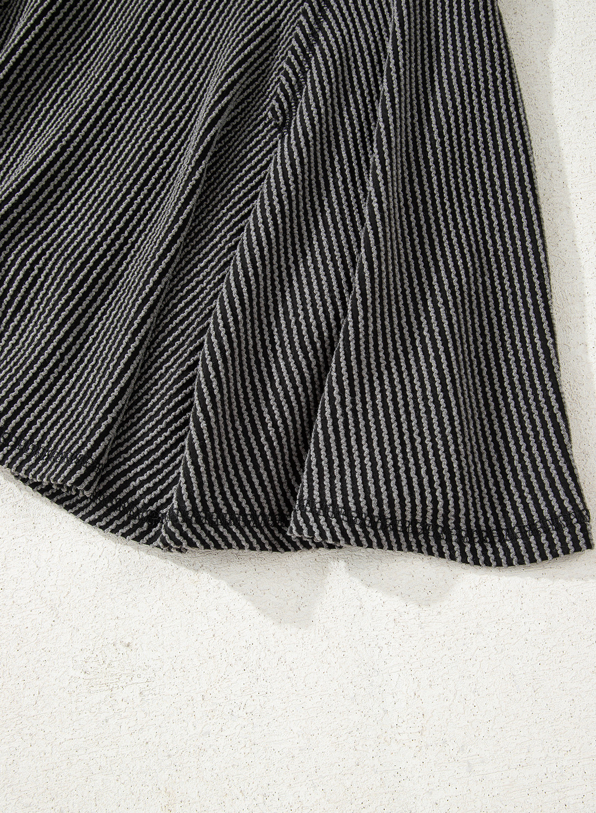Jet Stream Corded Lantern Sleeve Top High Waist Ruffled Mini Skort Set