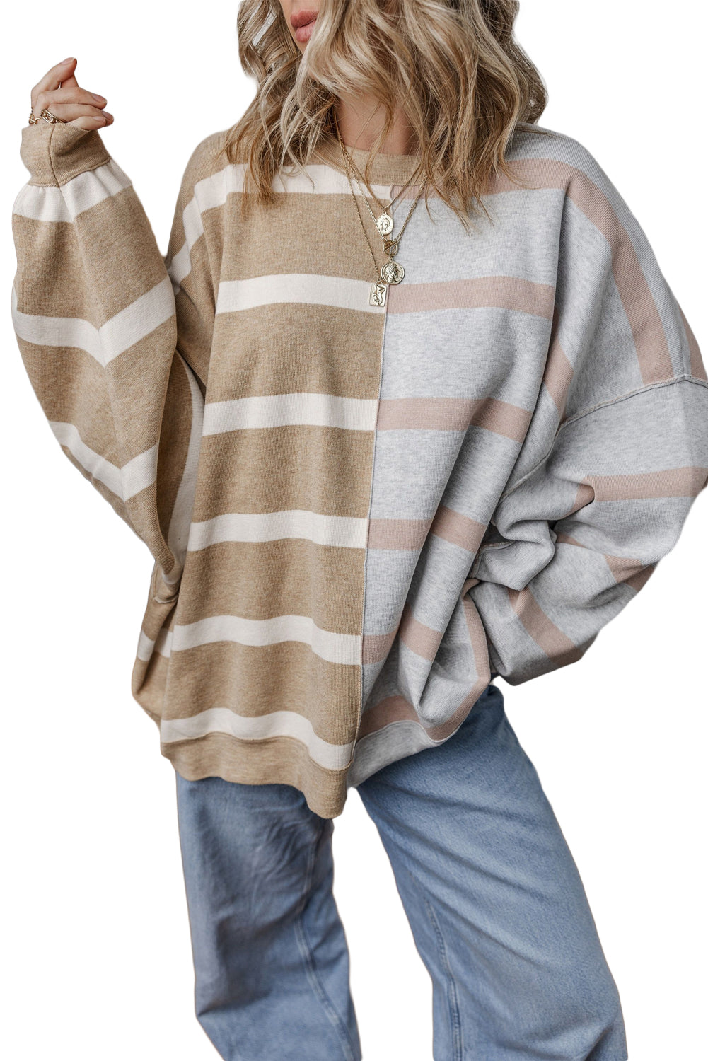 Skobeloff Colorblock Oversized Sweater