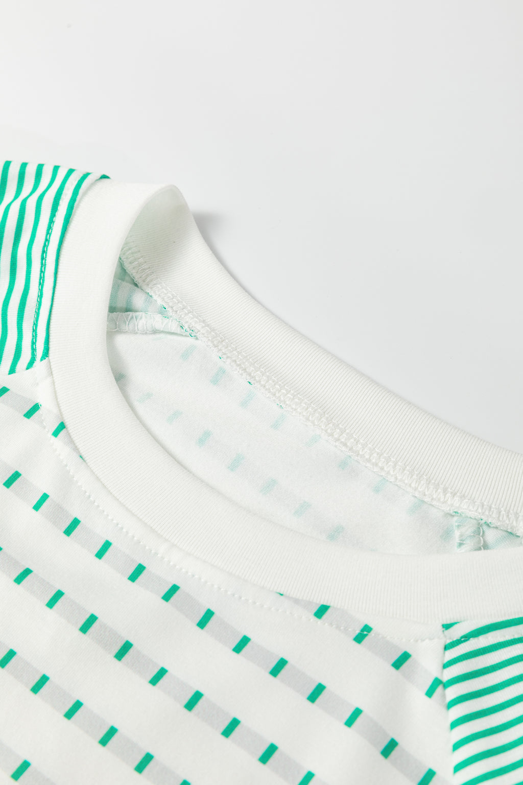 Black Stripe Raglan Patchwork Long Sleeve Tee