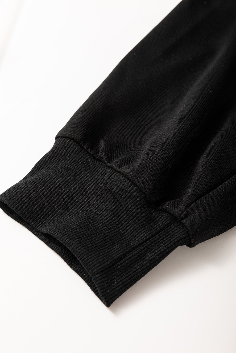 Black Zipper Flutter Sleeve Drawstring Elastic Waistband Jumpsuit