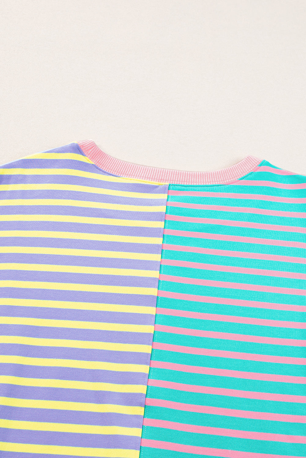 Colorblock Drop Shoulder Oversize Sweatshirt