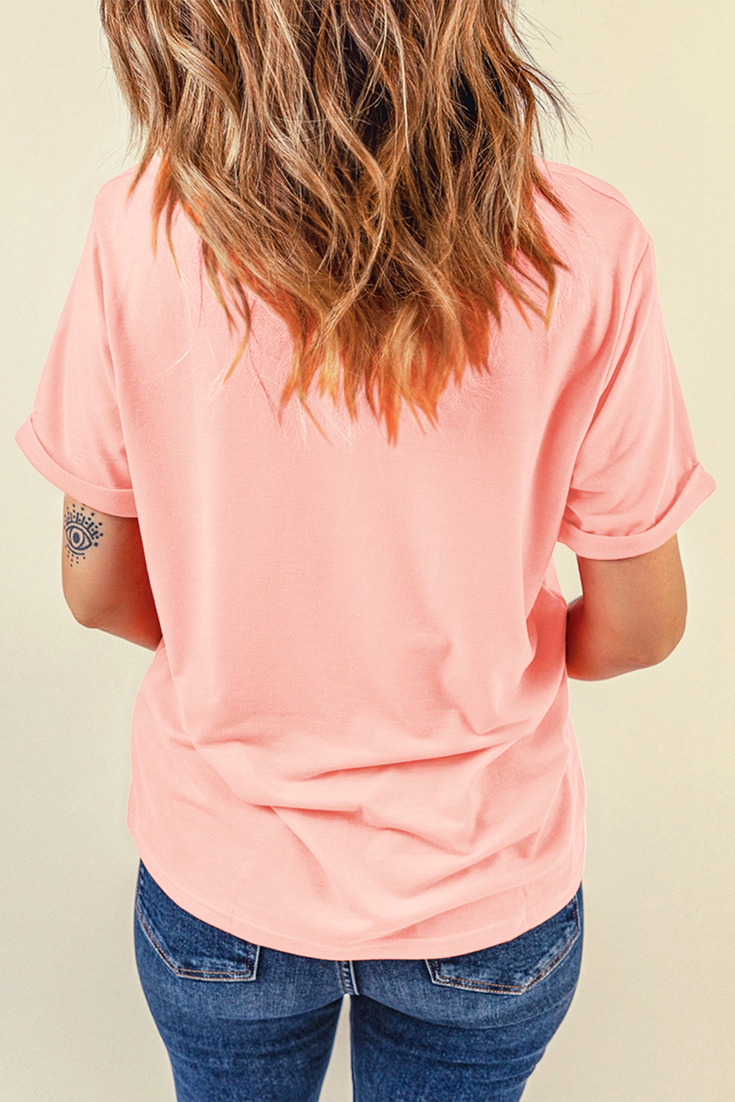 Pink Howdy HONEY Horseshoe Heart Printed T Shirt