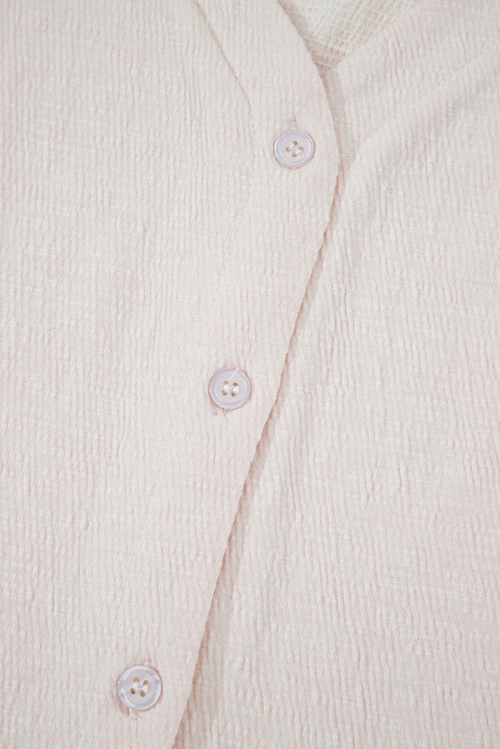 Apricot Buttoned V Neck Tank Top and Wide Leg Pants Casual Outfit