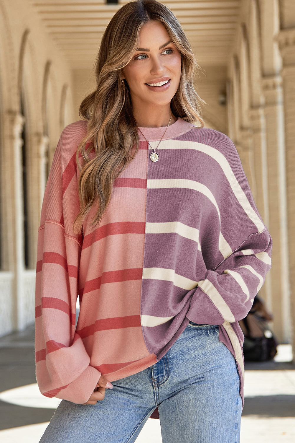 Skobeloff Colorblock Oversized Sweater