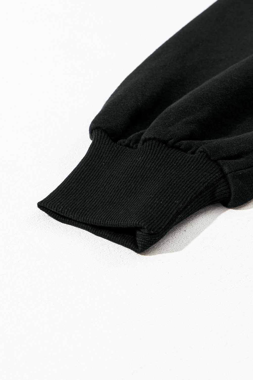 Light Grey Solid Kangaroo Pocket Half Zipper Oversized Hoodie