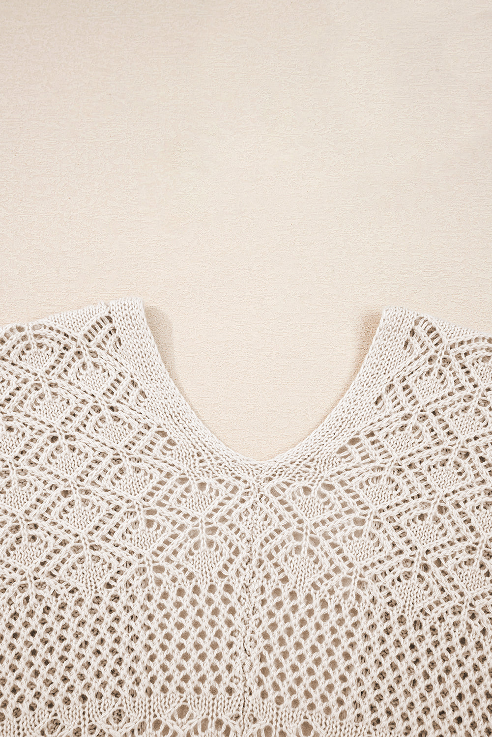 Redwood Burl Mixed Pattern Knitted Open Front Plus Cardigan