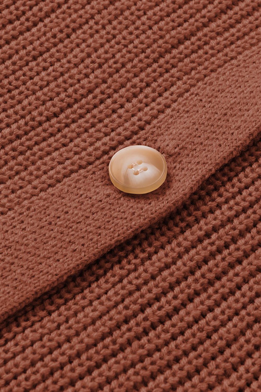 Green Bishop Sleeve Button V Neck Cardigan Sweater
