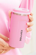 Pink 510ml Stainless Steel Insulated Reusable Travel Coffee Cup