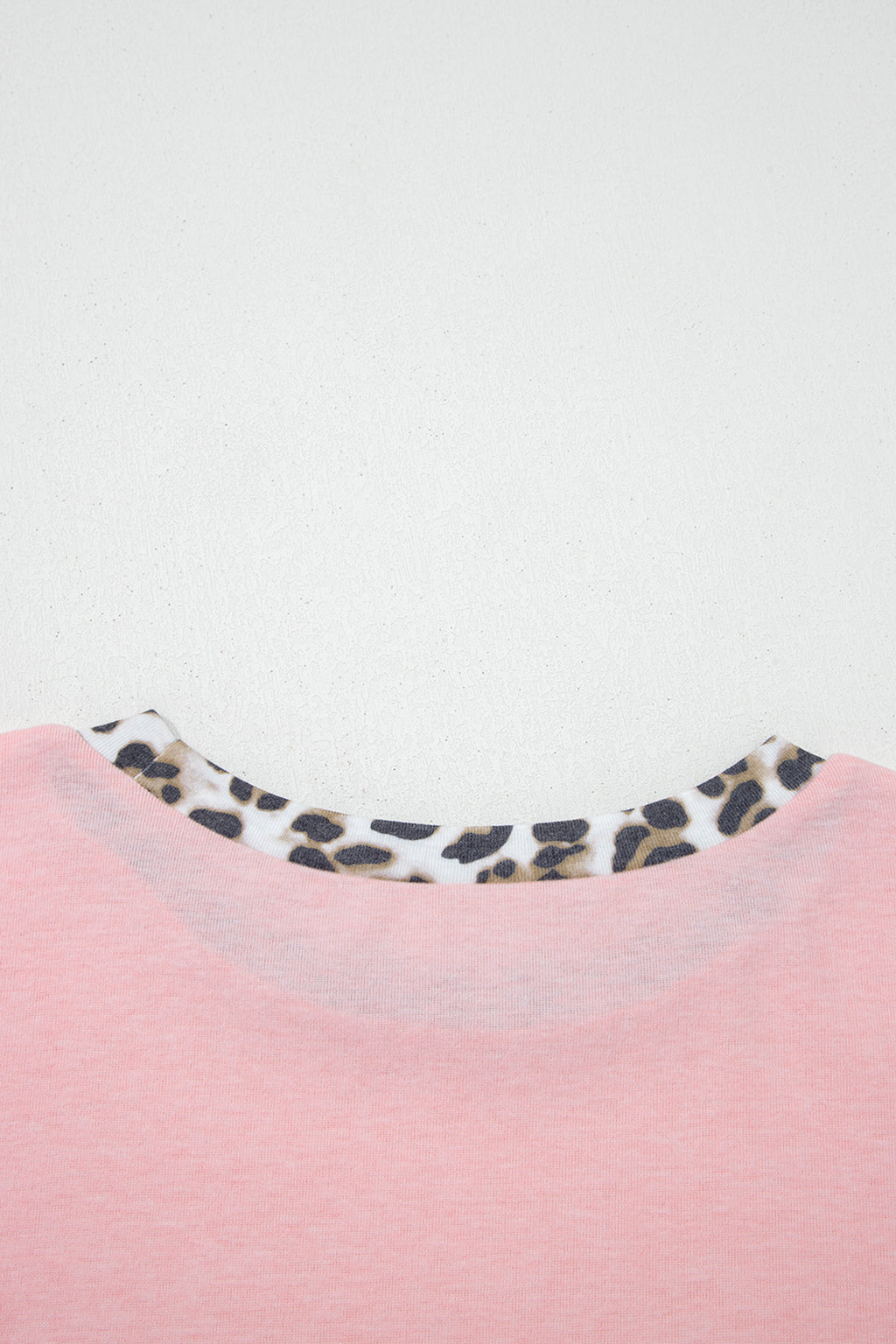 Gray Plus Size Leopard Color Block Patchwork Dolman Sweatshirt