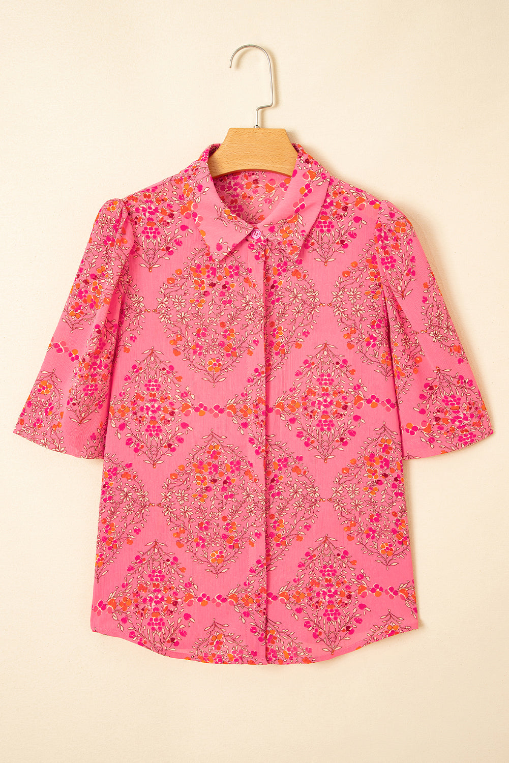 Black Strawberry Aesthetic Floral Puff Sleeve Shirt