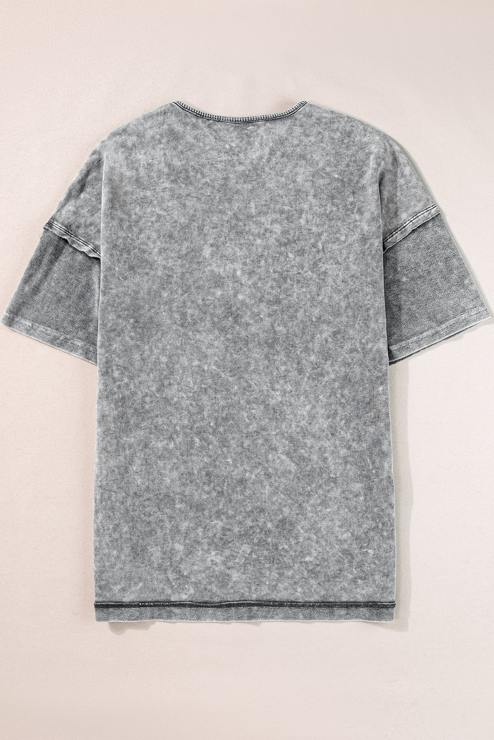 Orchid Petal Mineral Wash Drop Shoulder Pullover Sweatshirt
