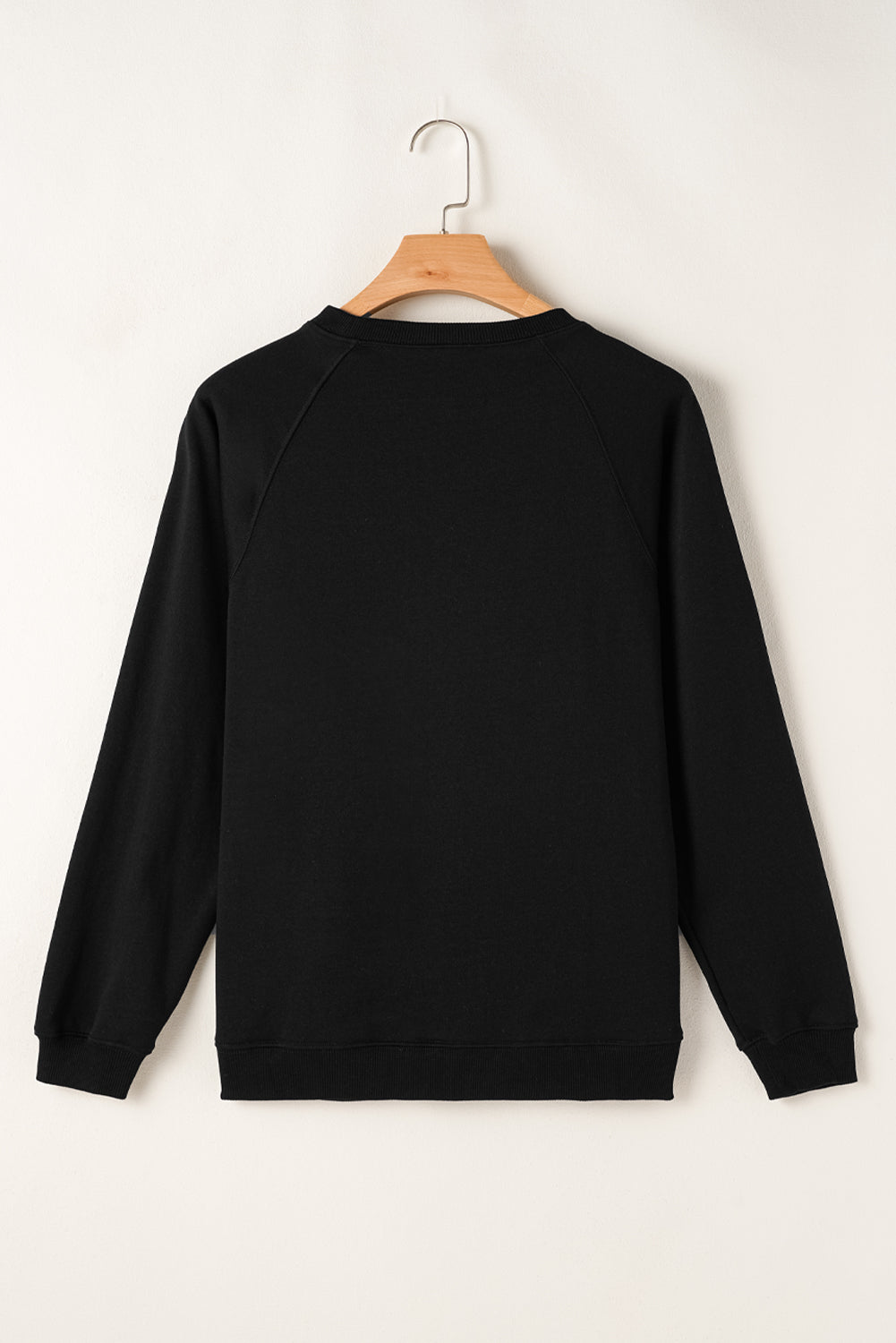 Apricot Rainbow Colorblock Striped Pullover Sweatshirt