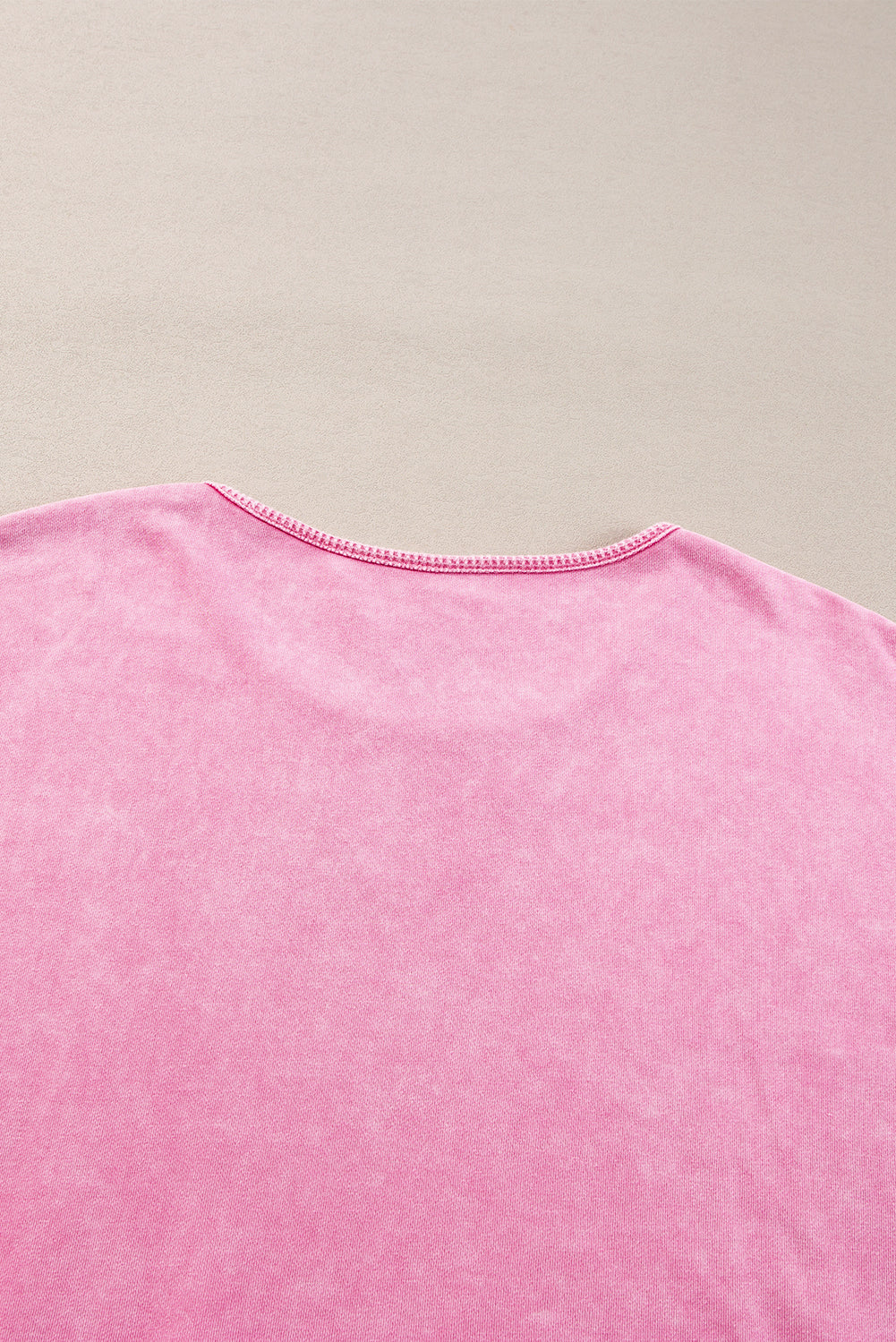 Orchid Petal Mineral Wash Drop Shoulder Pullover Sweatshirt