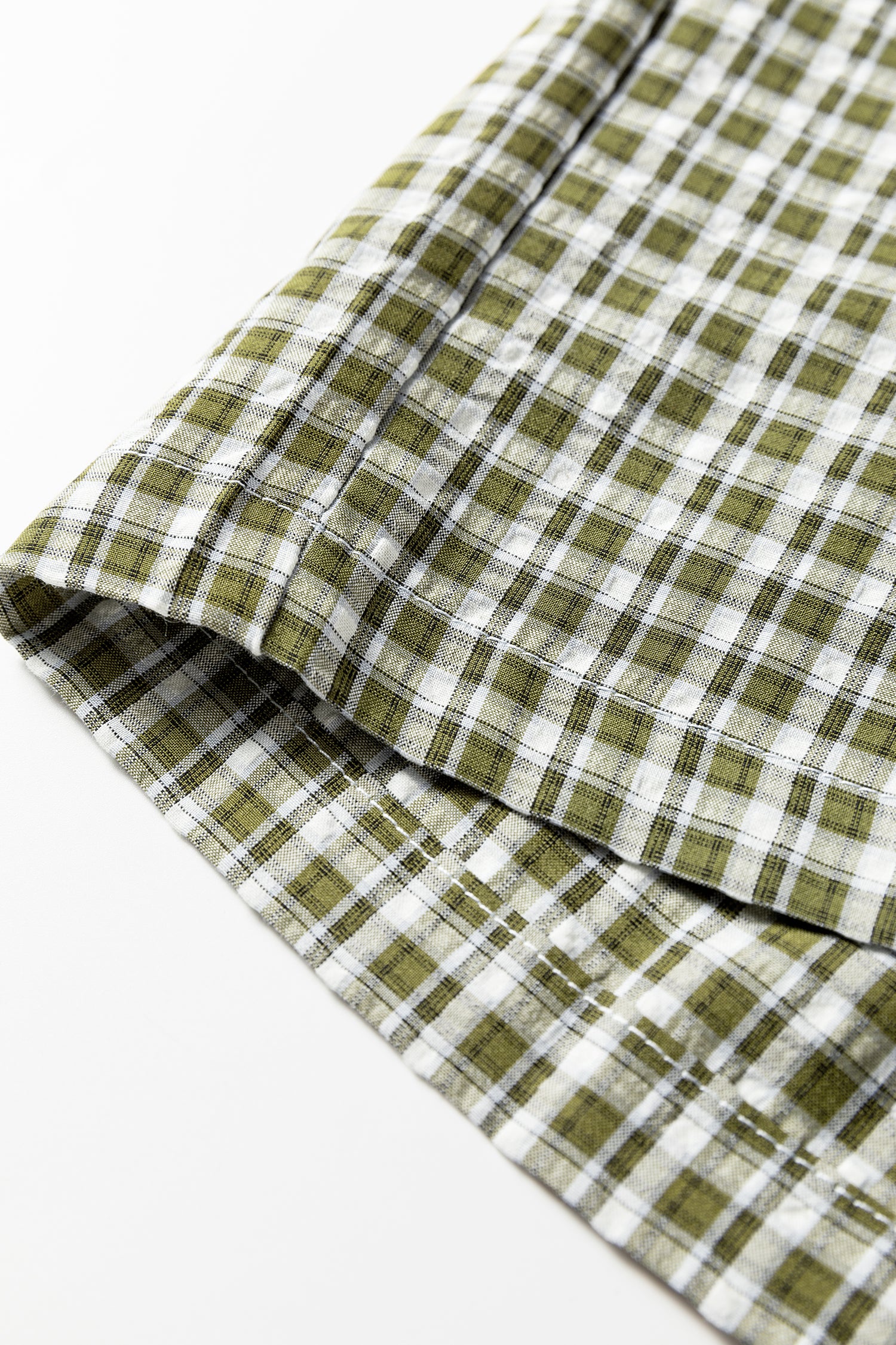 Brown Preppy Gingham Boxer Pants