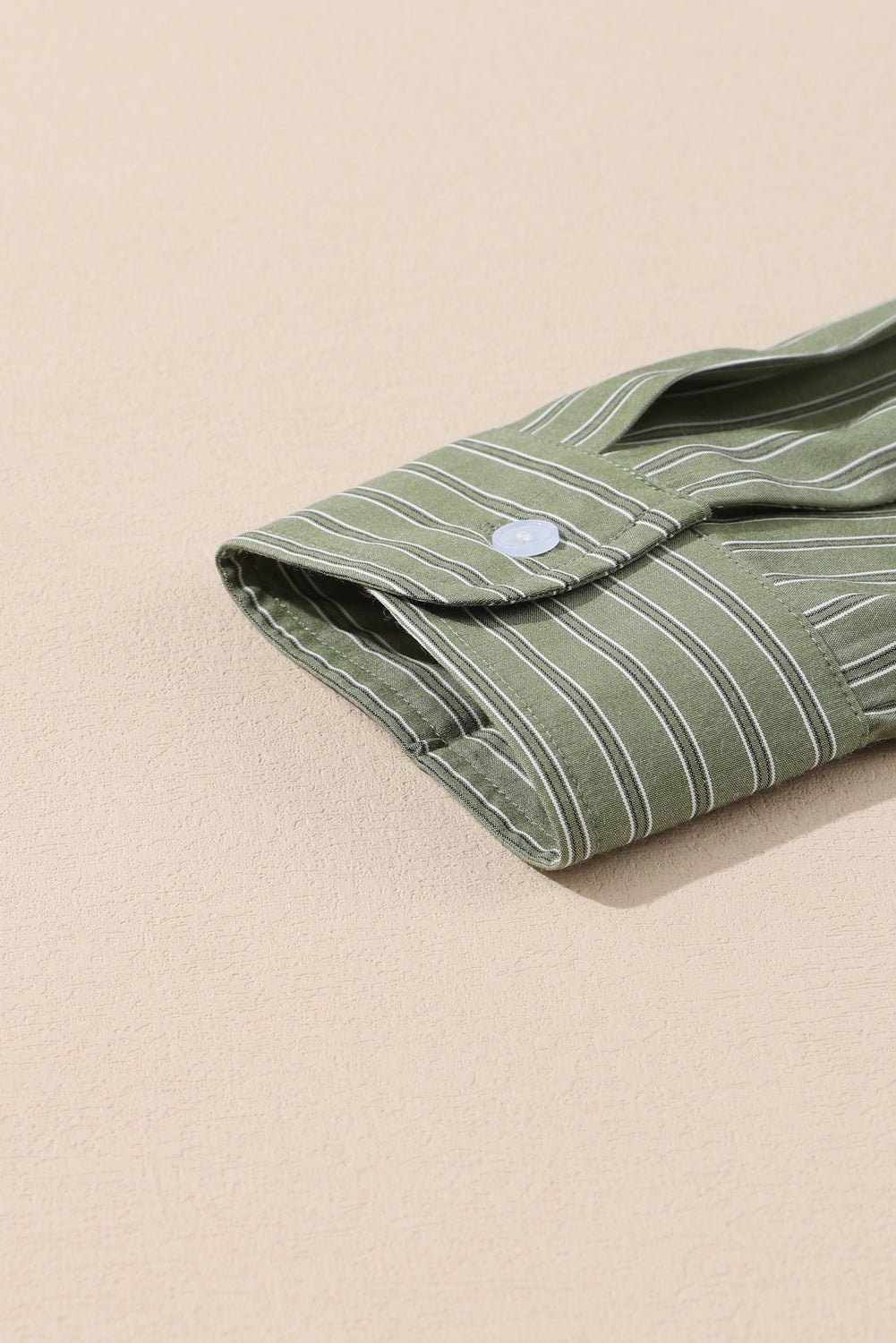 Blue Stripe Button Up Oversized Casual Shirt
