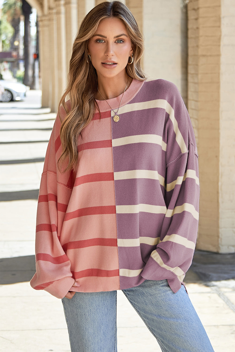 Skobeloff Colorblock Oversized Sweater