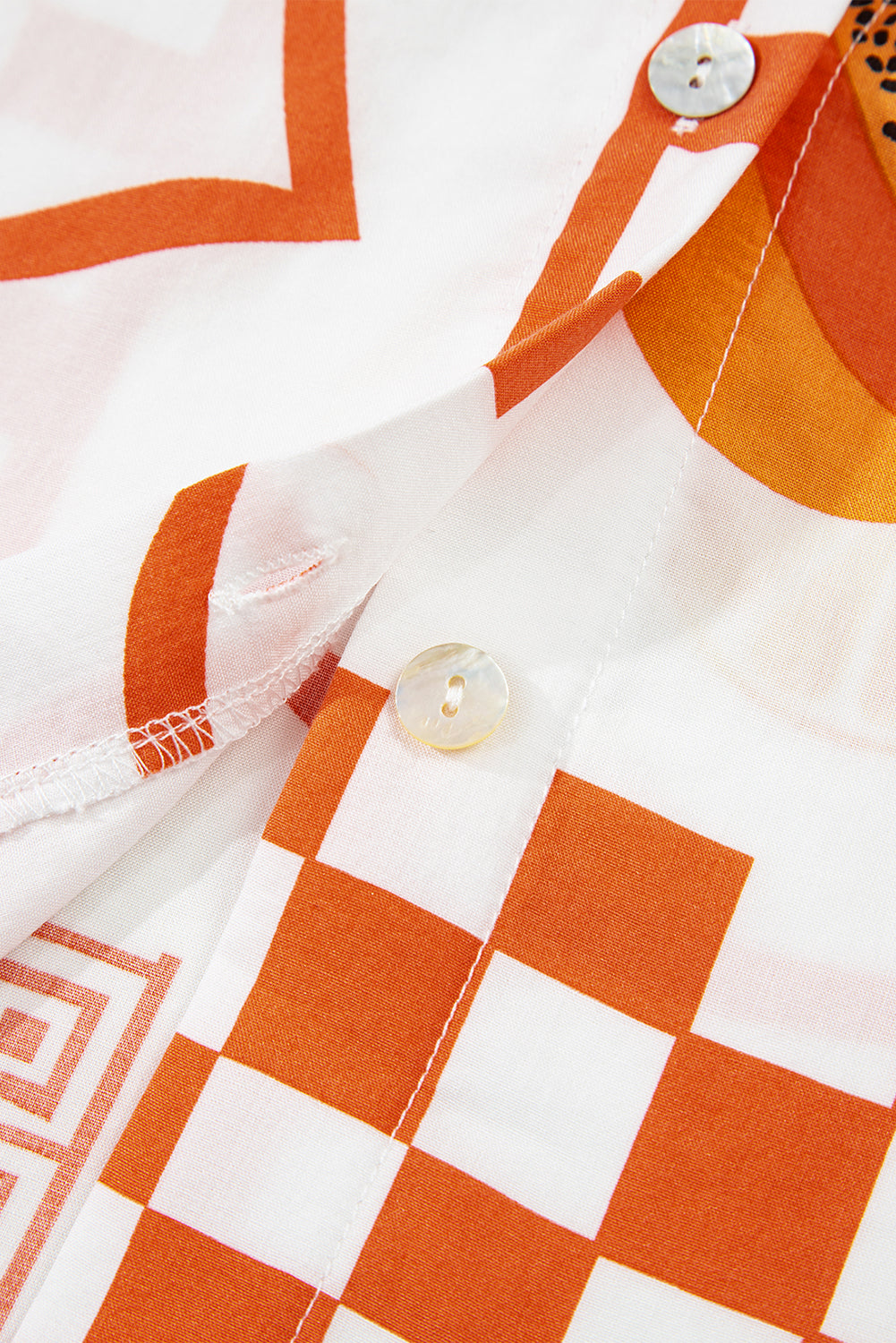 Orange Lemon Pawpaw Print Half Sleeve Shirt and Pants Set
