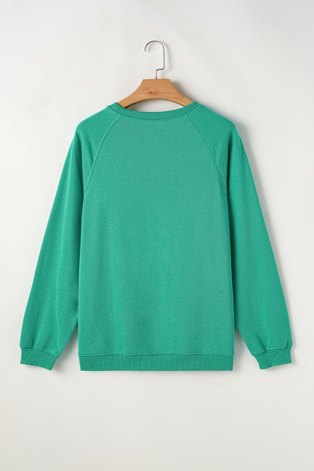 Apricot Rainbow Colorblock Striped Pullover Sweatshirt