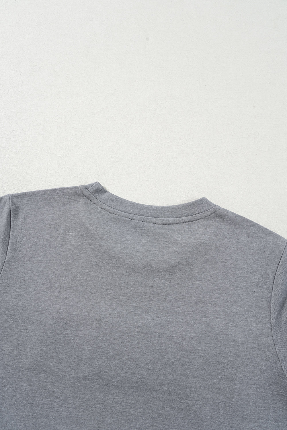 White Rabbit Bow Knot Print Crew Neck T Shirt
