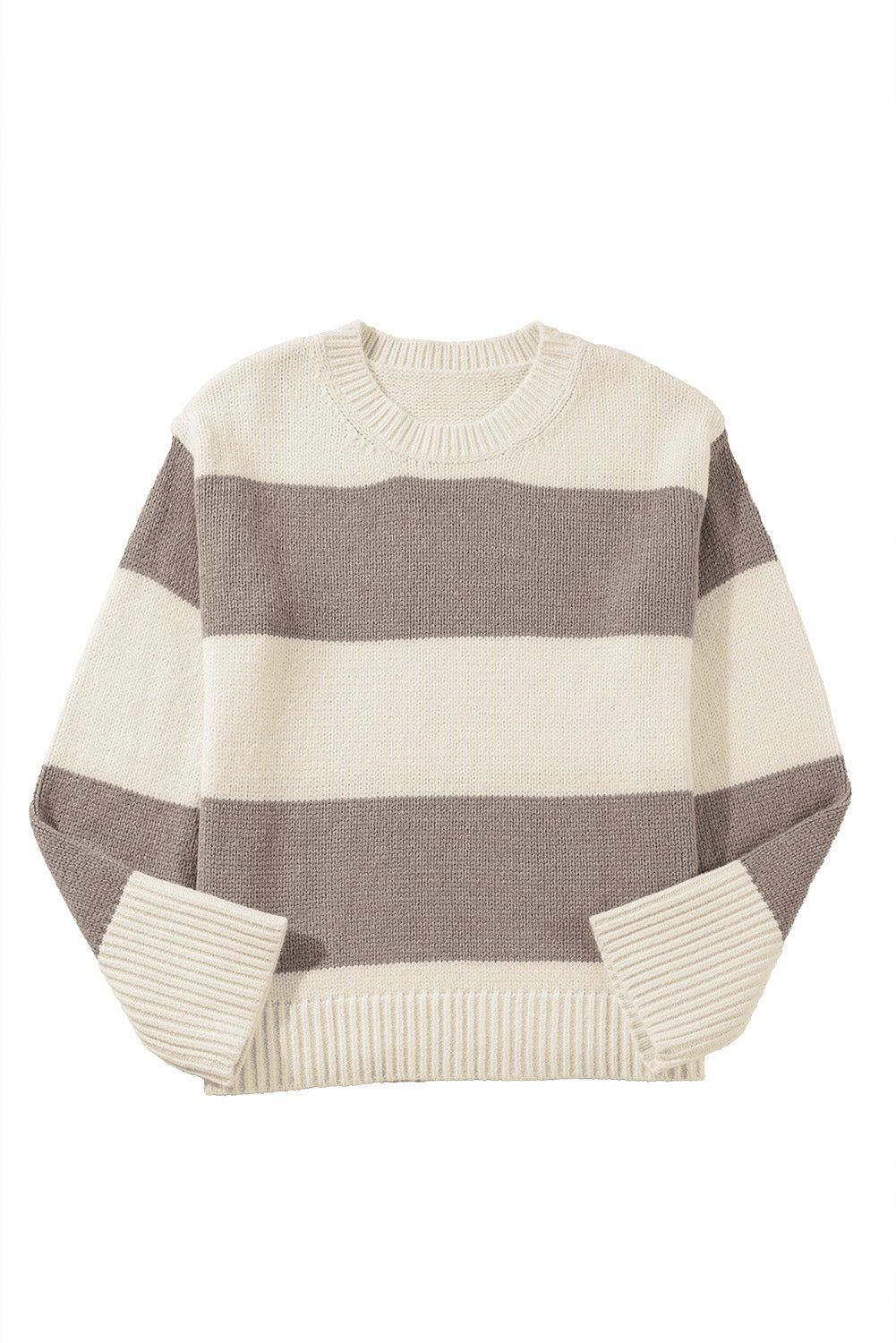Jet Stream Colorblock Loose Pullover Sweater