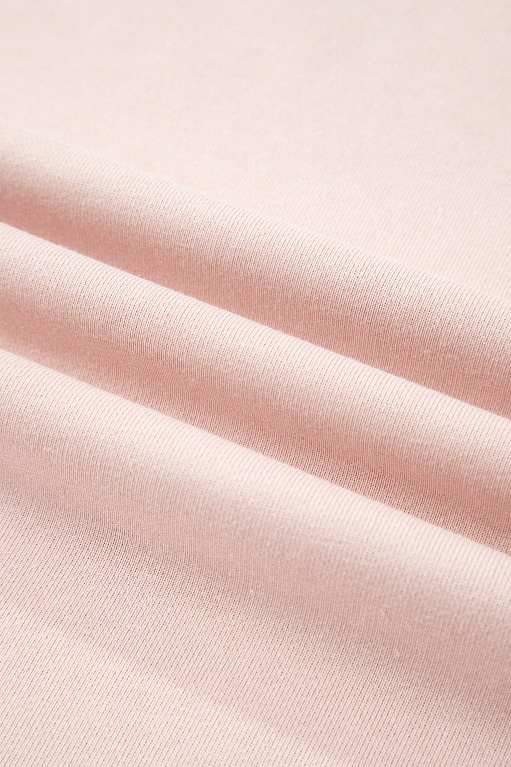 Light Pink Color Block Mix Texture Waffle Patchwork Oversize Sweatshirt