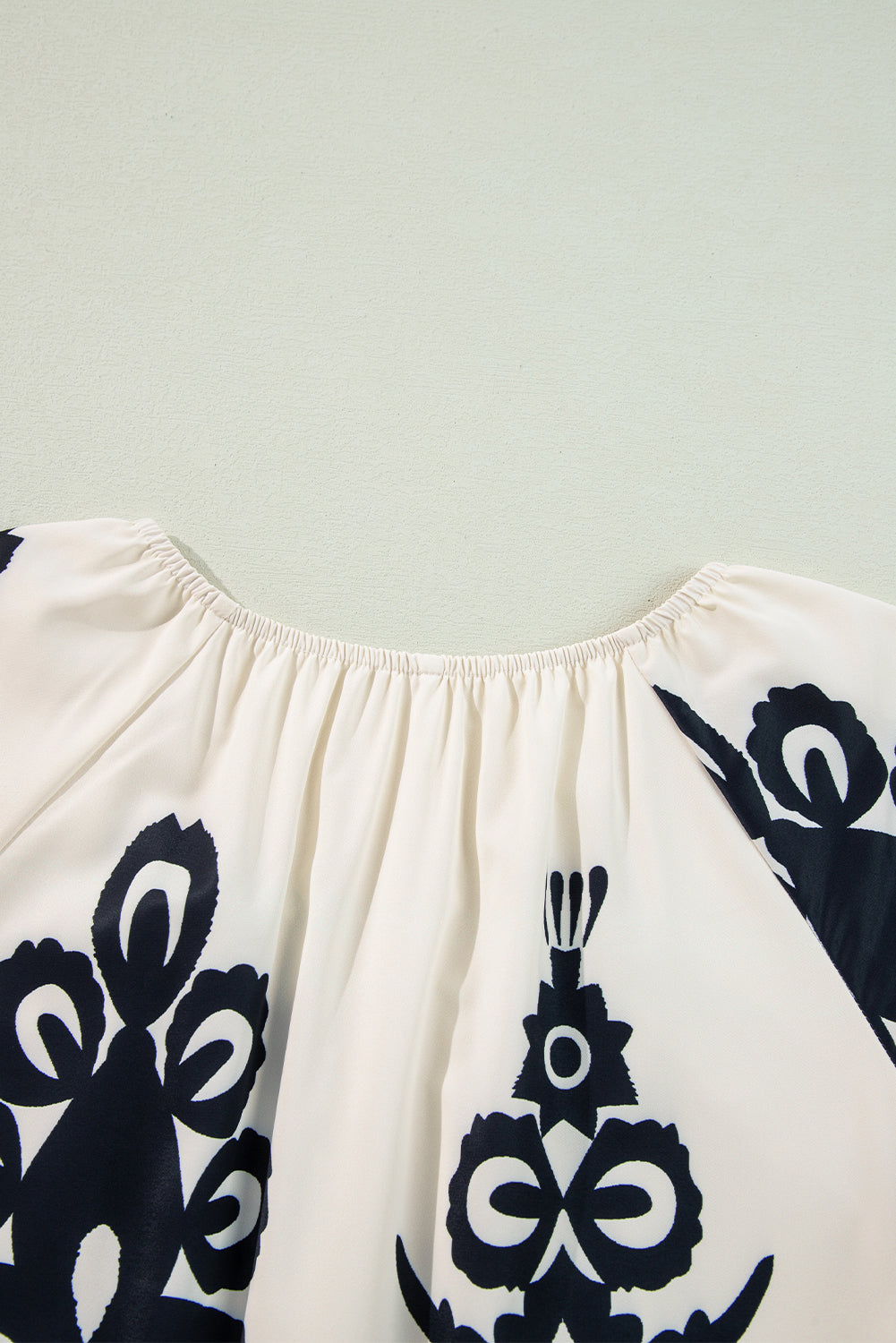 Beige Geometric Printed Sleeveless Hollowed Bowknot Back Mini Dress