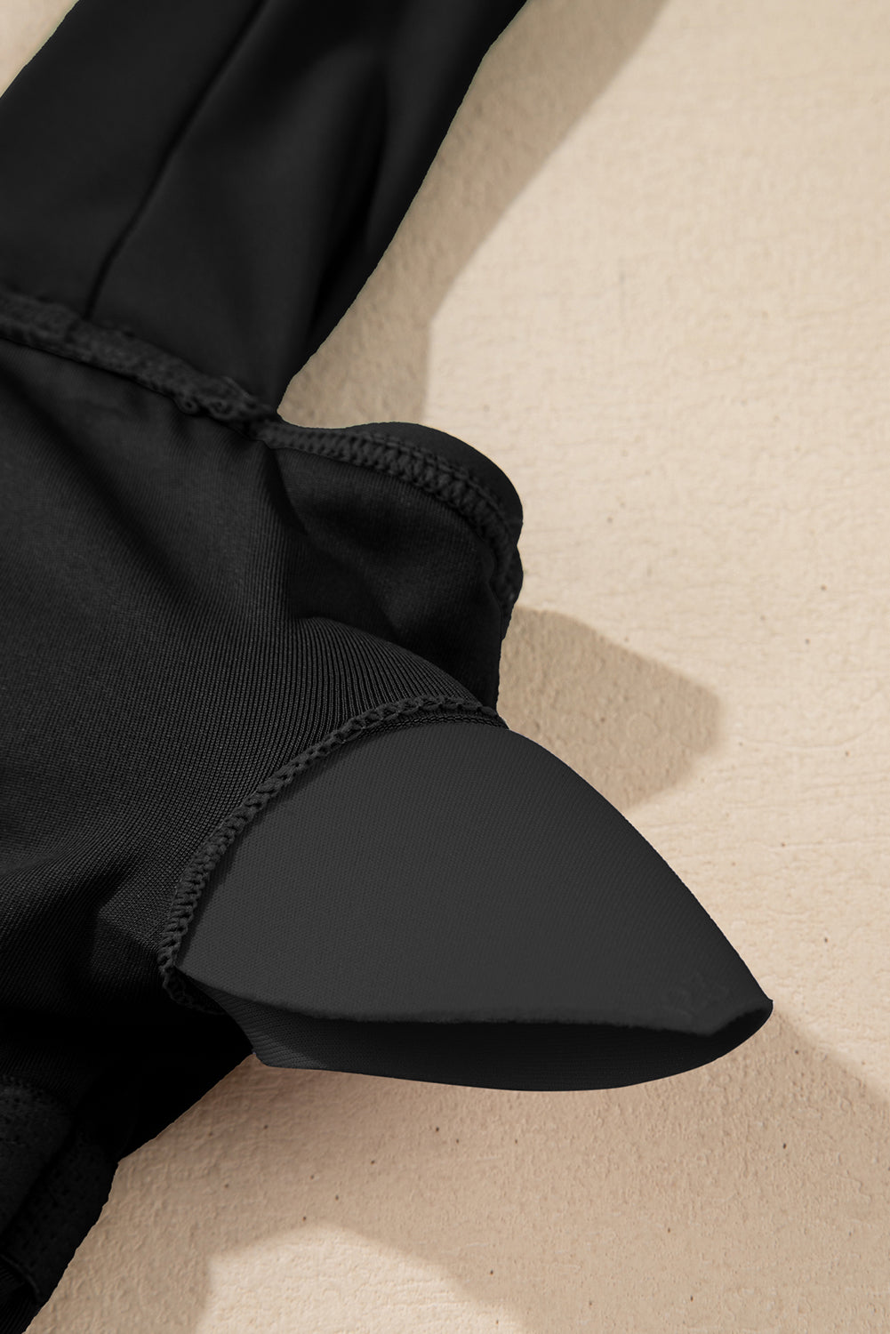 Black Square Neck Ruched Tommy Control One Piece Swimsuit