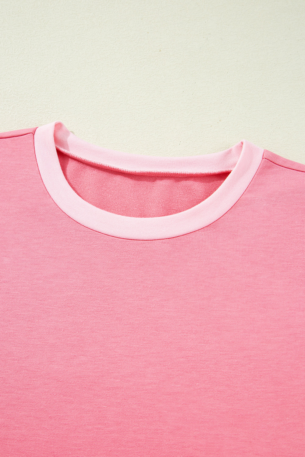 Smoke Green Half Sleeve Raw Seam High Low Side Split Top