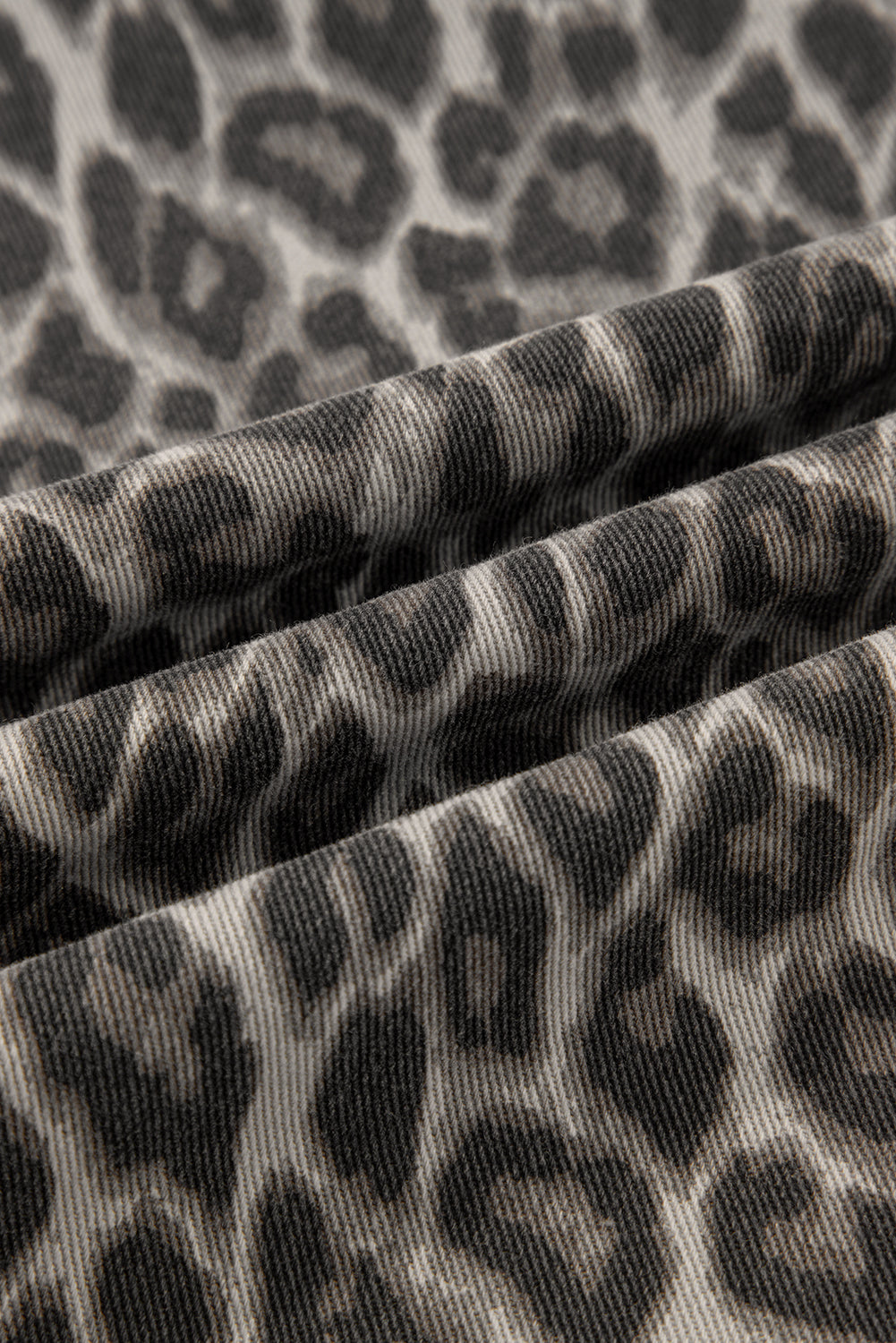 Yellow Leopard Straight Loose Leg Jeans