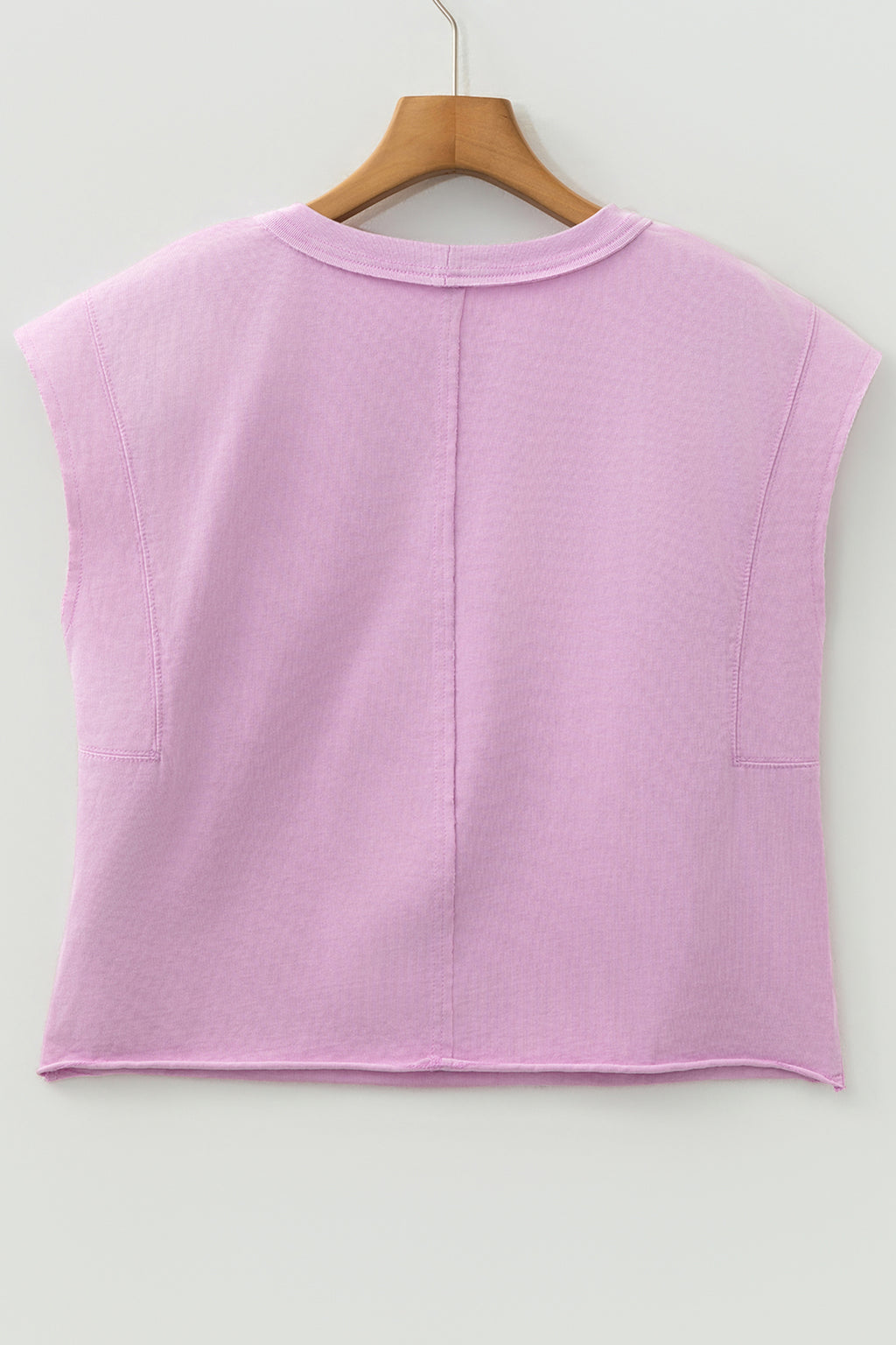 Medium Grey Mineral Wash Boxy Fit Cotton Tank Top