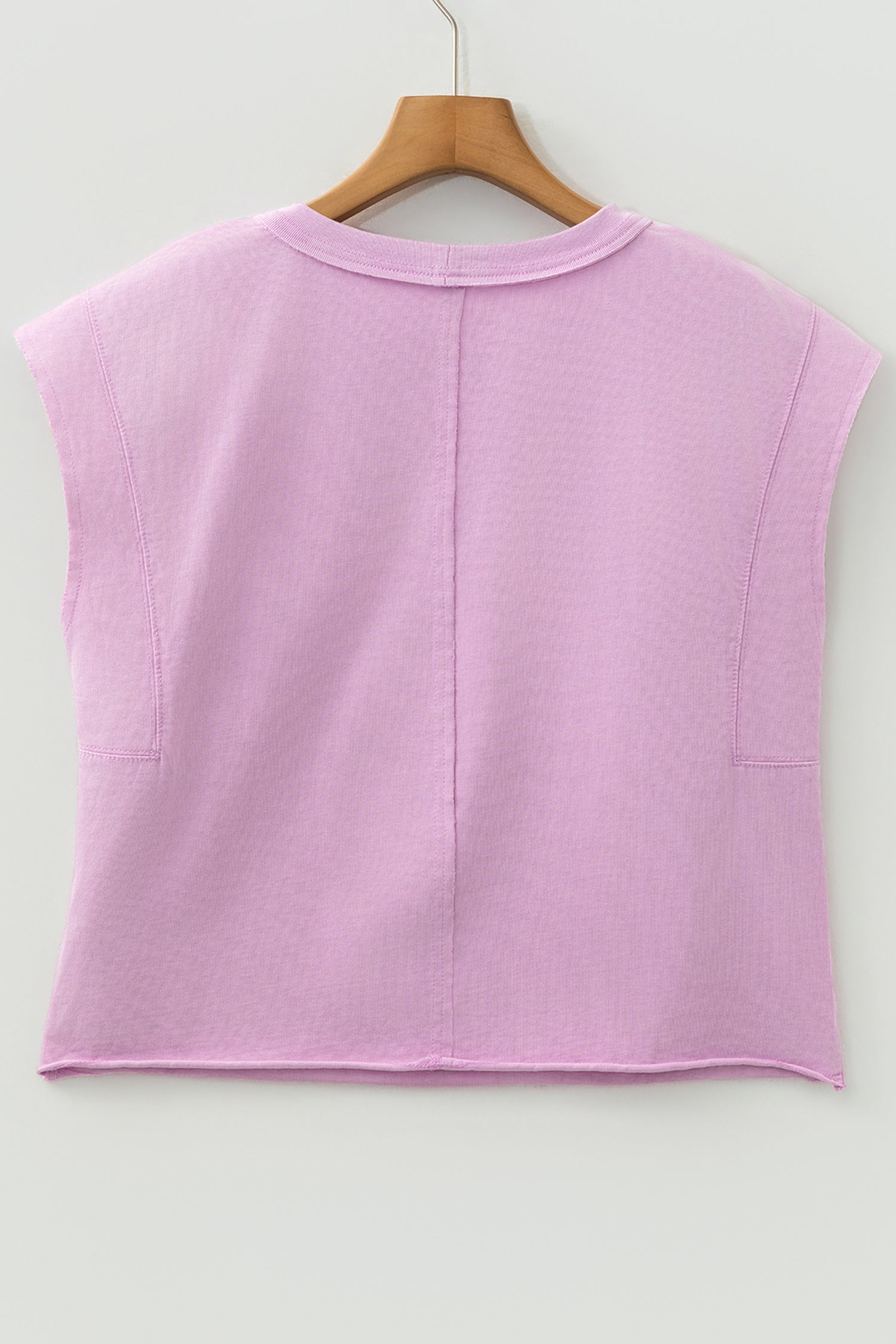 Medium Grey Mineral Wash Boxy Fit Cotton Tank Top