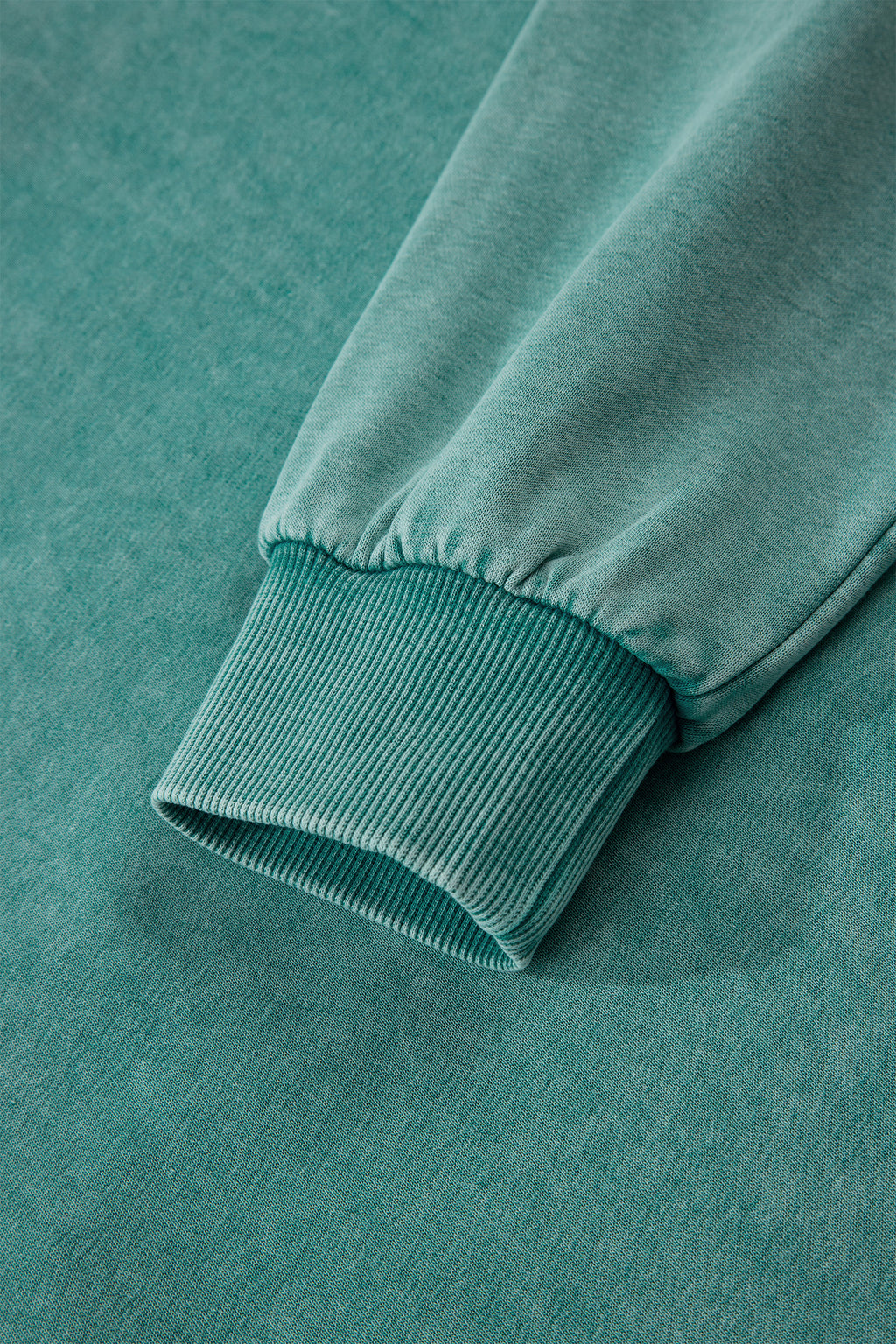 Canton Half Zip Kangaroo Pocket Mineral Wash Baggy Hoodie