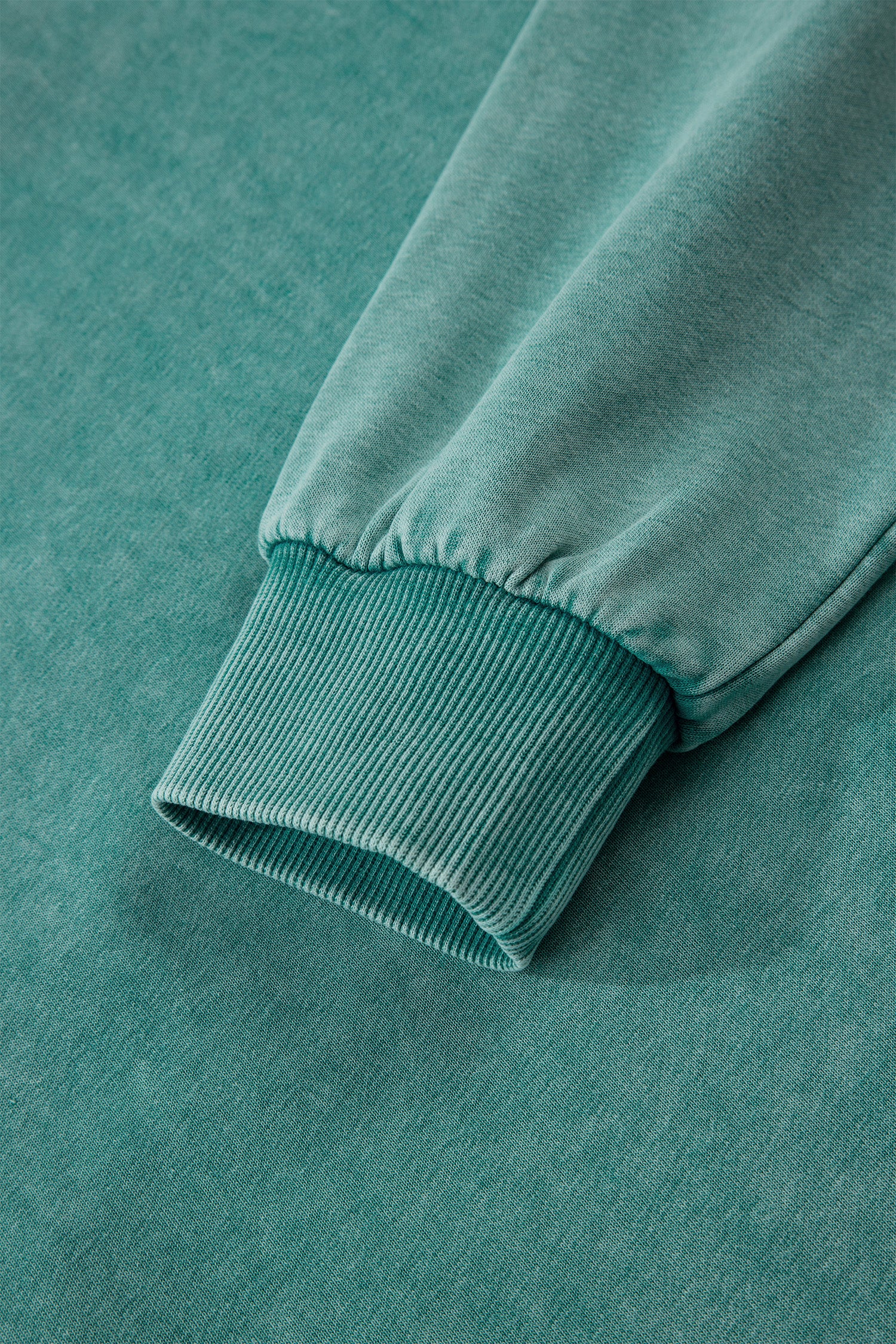 Canton Half Zip Kangaroo Pocket Mineral Wash Baggy Hoodie