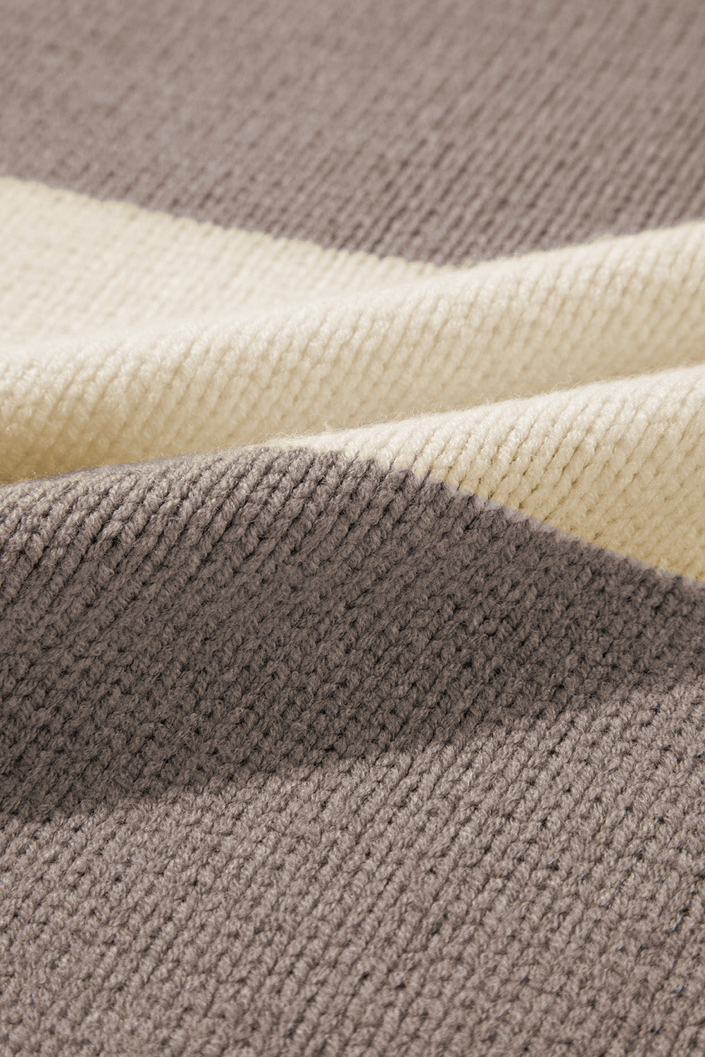 Jet Stream Colorblock Loose Pullover Sweater