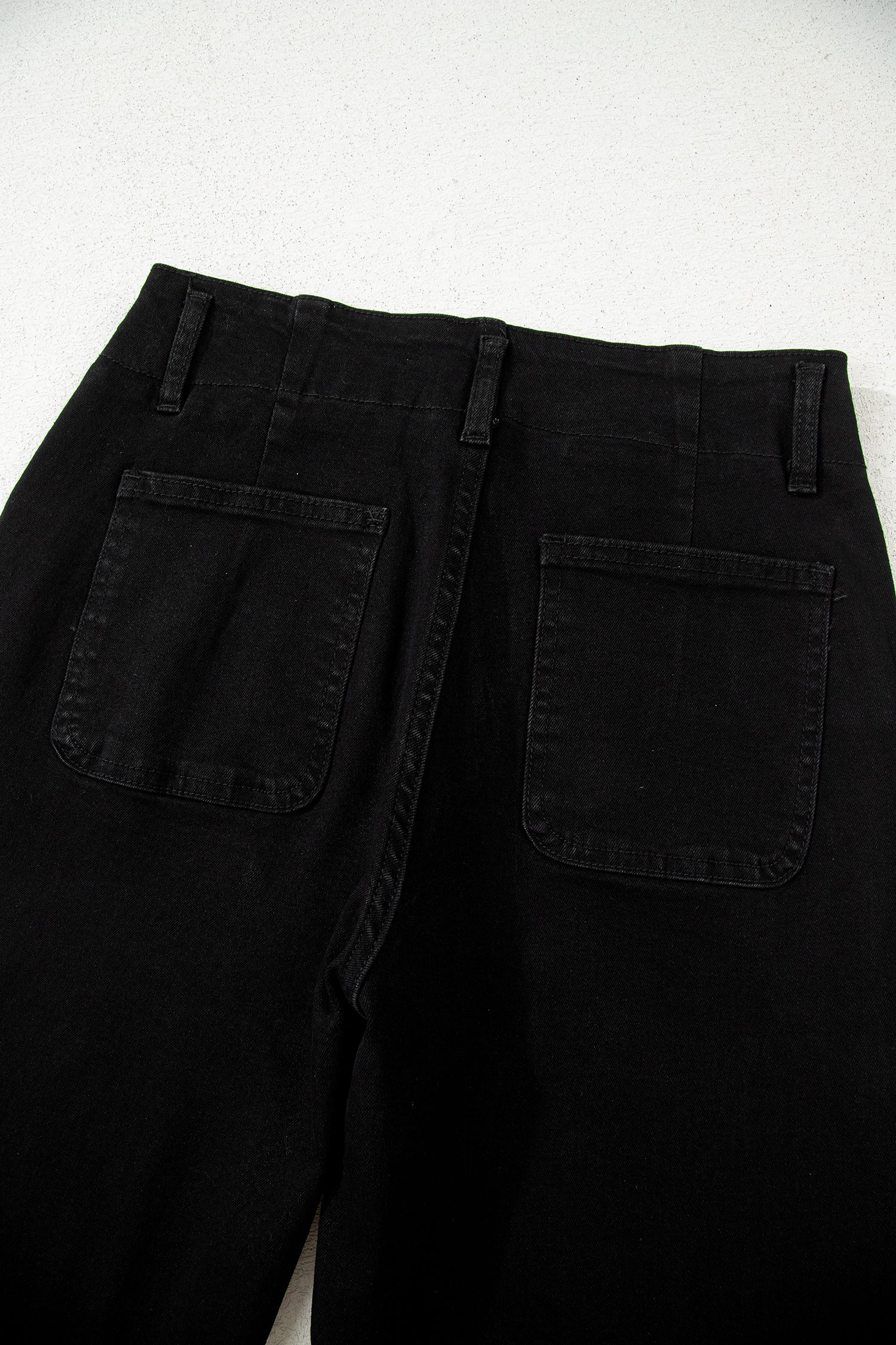 Bonbon 2-Button High Waist Flared Bottom Jeans