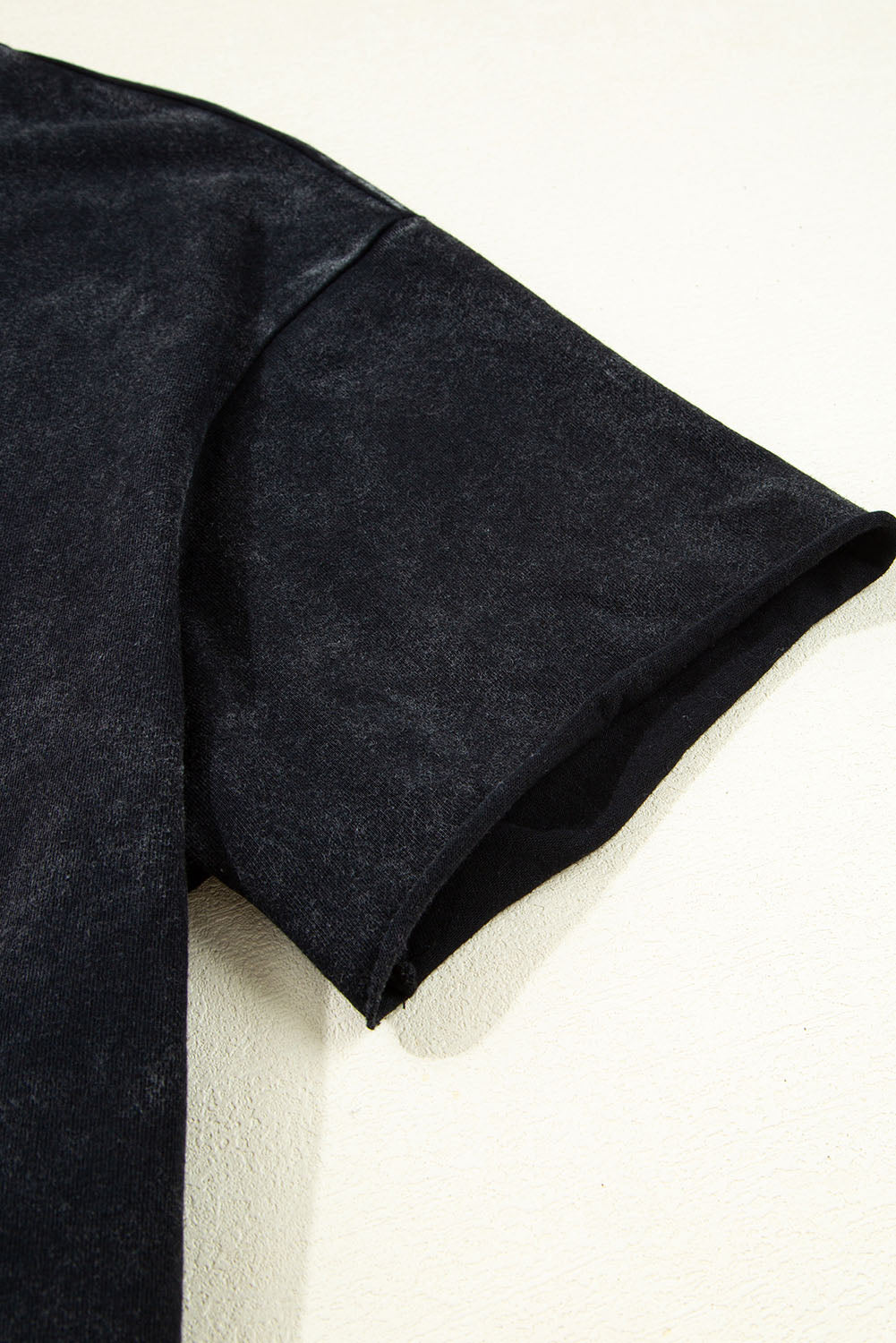 Black Western HOWDY Steer Head Print Side Slits Loose Fit T Shirt