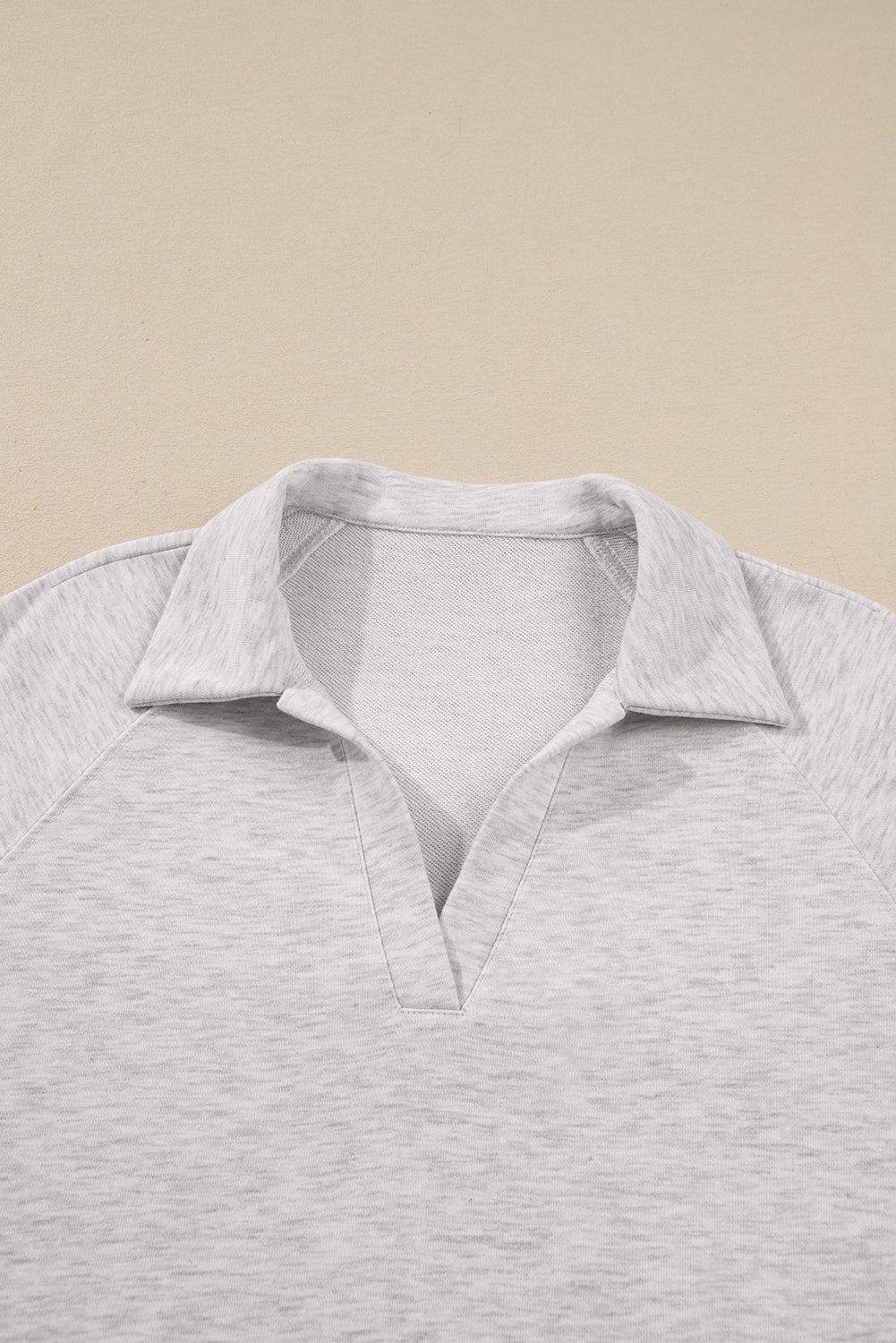 Light Grey Polo Tee Casual Pant Set