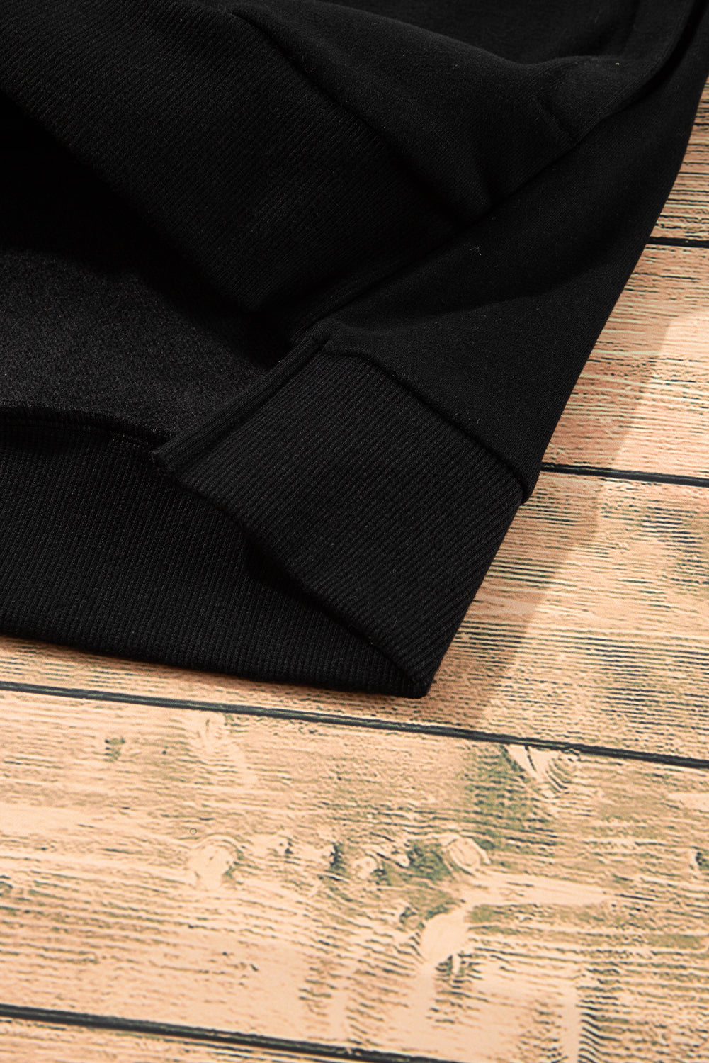 Grass Green Solid Fleece Lined Drop Shoulder High Low Sweatshirt