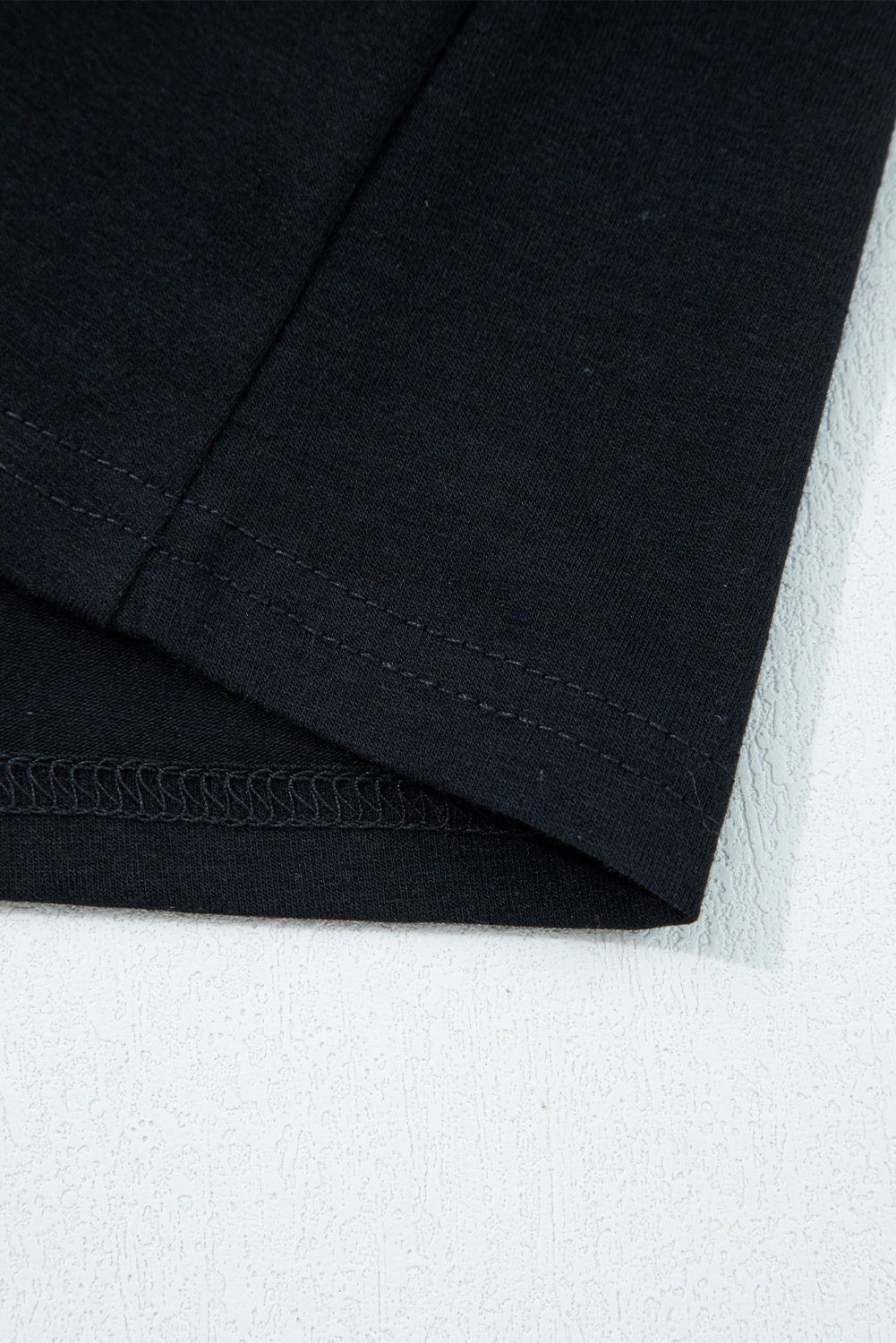 Evergreen  Asymmetric Seam Detail Solid Color Long Sleeve Top